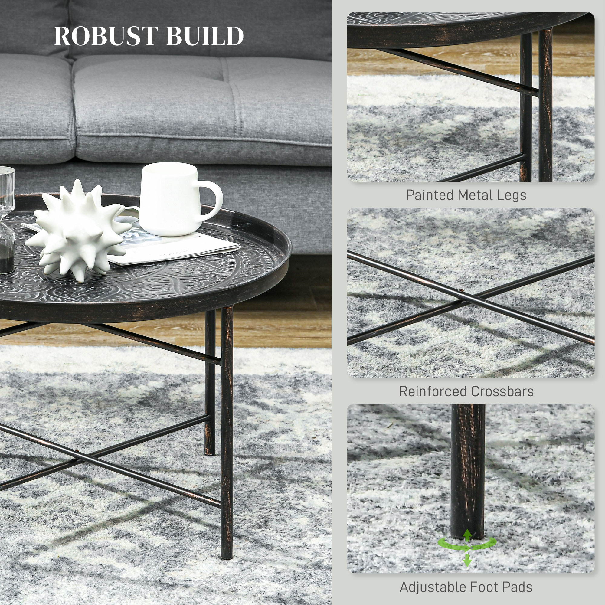 HomCom 839-975V00GY Coffee-Tables - View #6