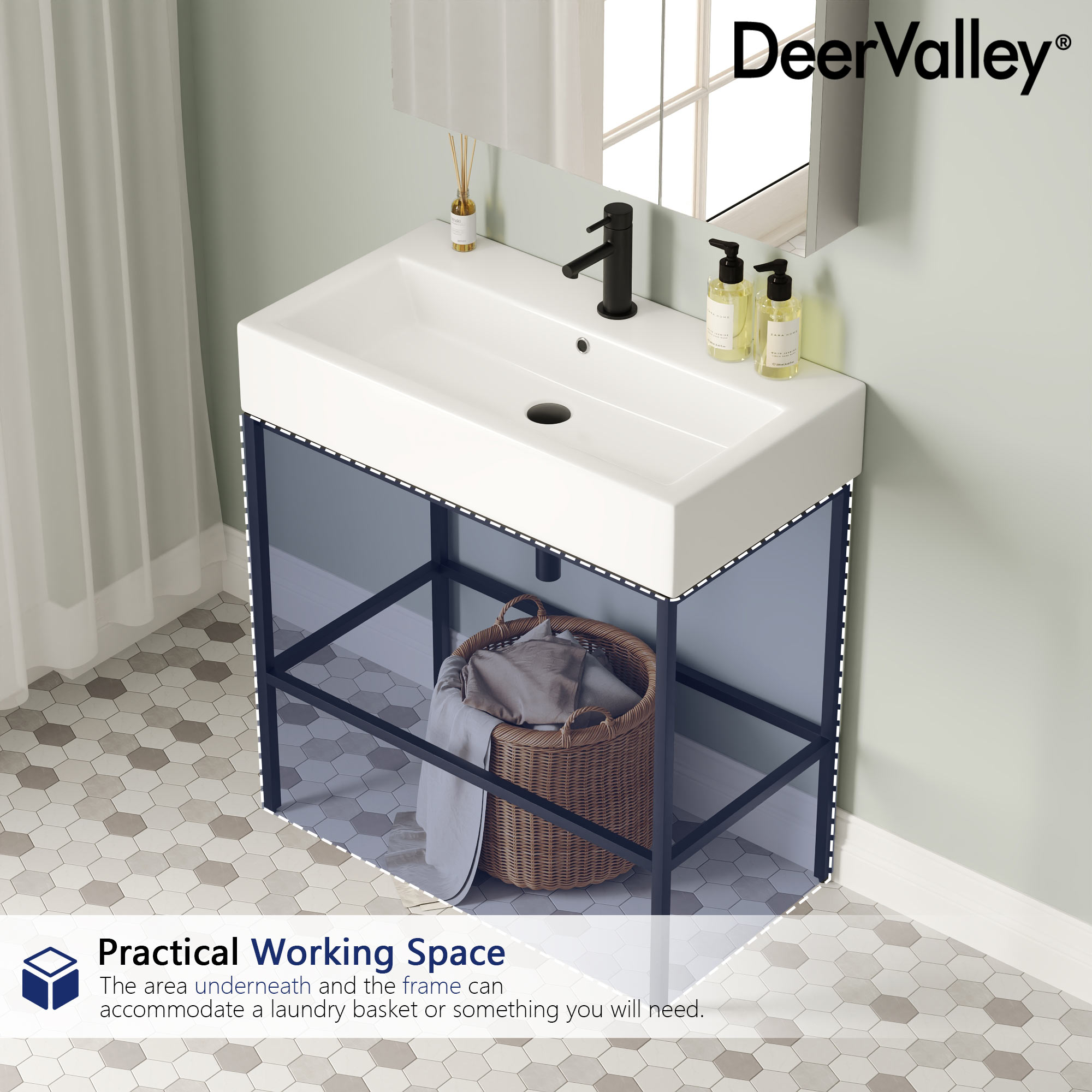 DeerValley DV-1CS0253B Bath-Sink - View #4