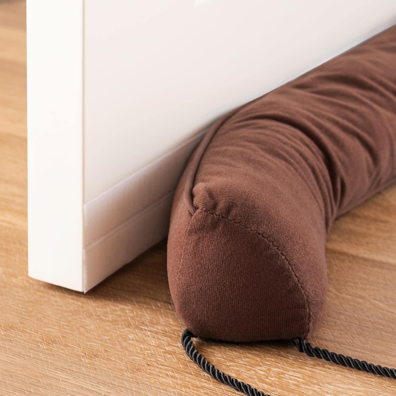 LAIFUCAM  38 Inch Door Draft Stopper for Gaps Up to 3 Inch Removable Washable Cover Weighted Air and Noise Blocker All Season Seal for Home Coffee