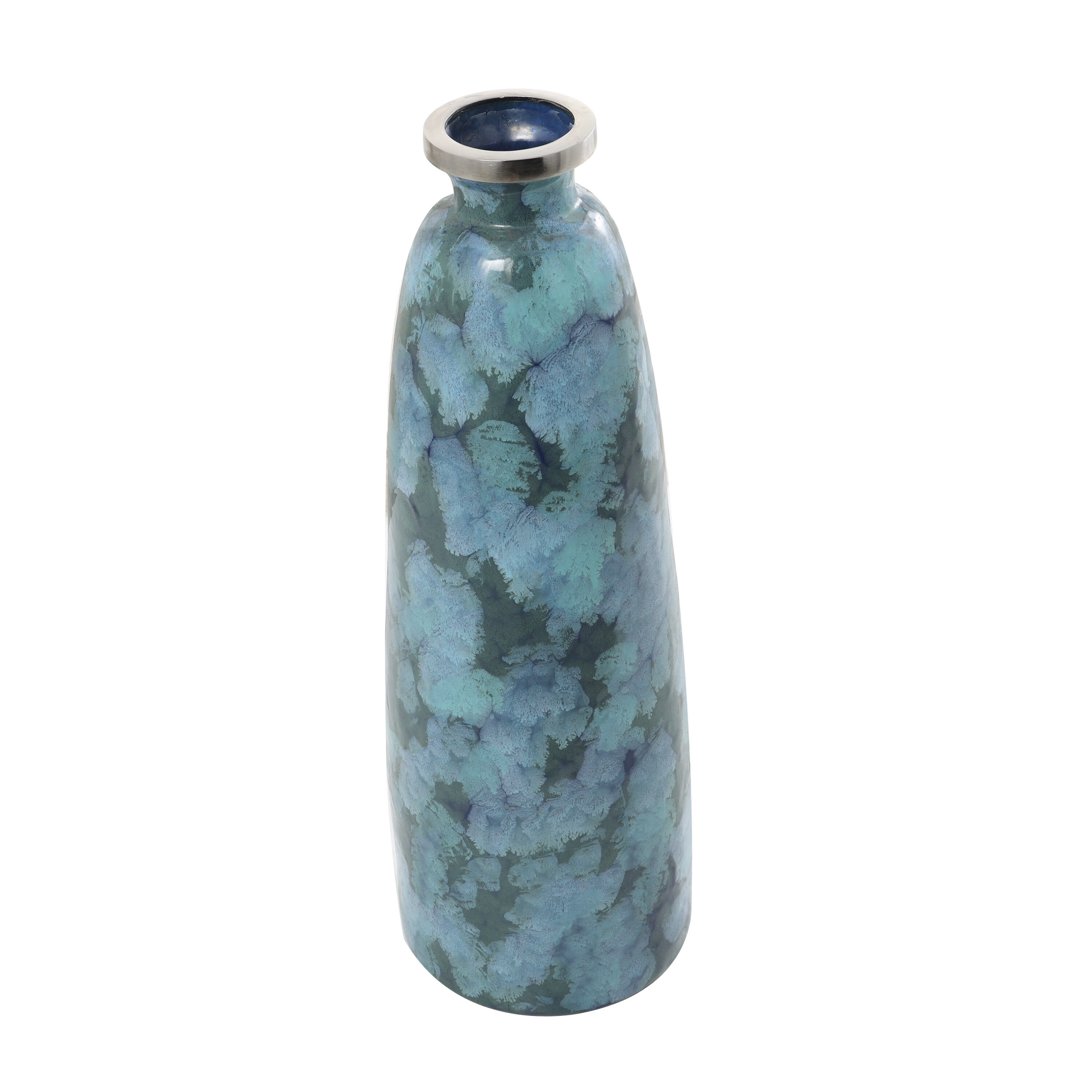 Grayson Lane 820873 Blue Glass Modern Vase