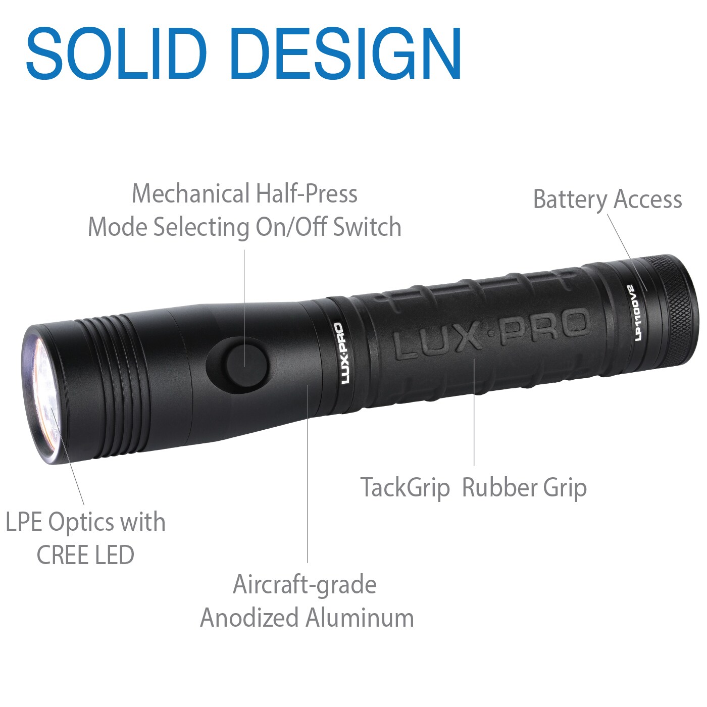 Lux-Pro LP1100V2 flashlights - View #3