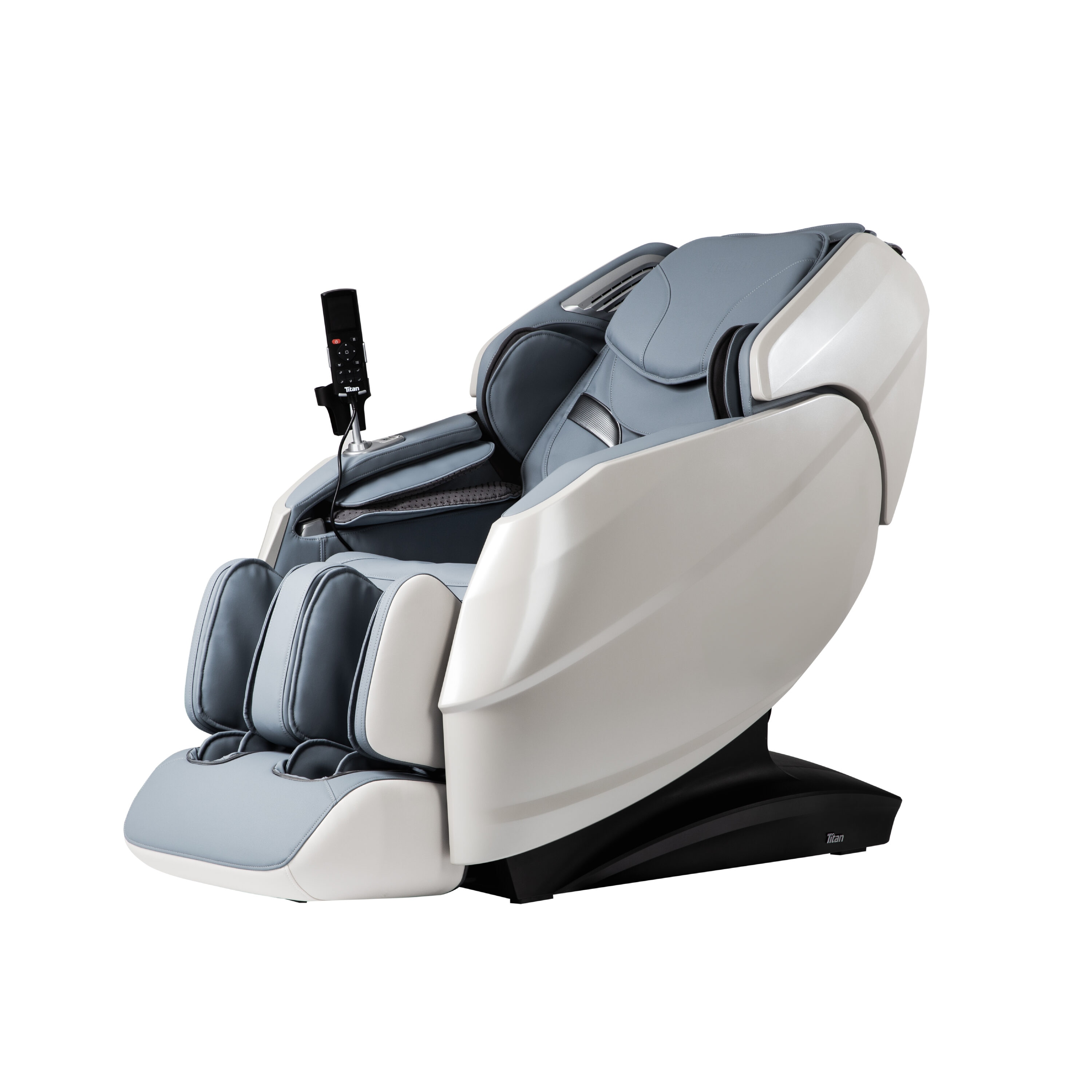 Osaki Rejuv 4D Blue Faux leather Upholstered Powered Reclining Zero Gravity Massage chair #REJUVBLU