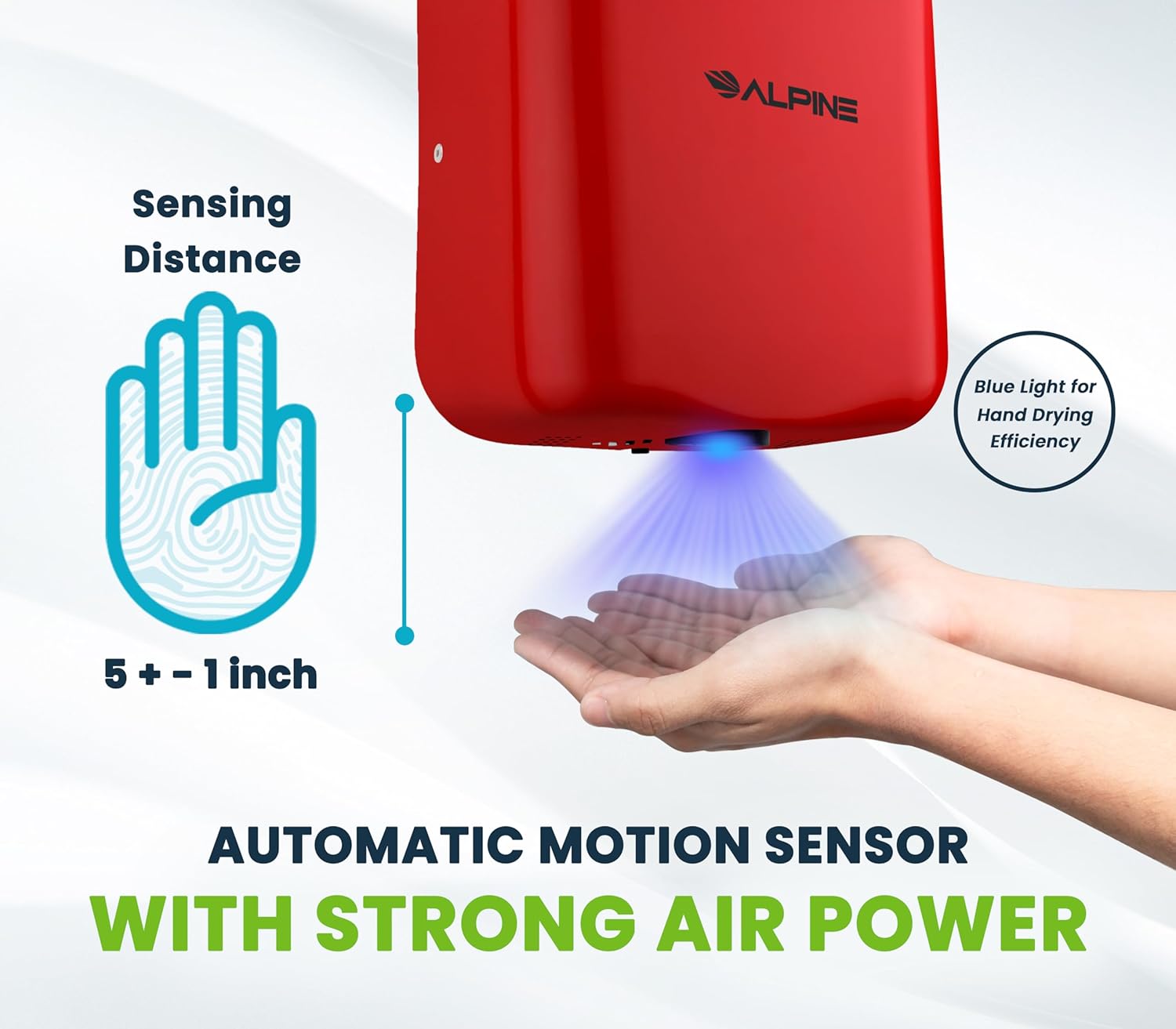 Alpine Industries 400-10-RED Commercial-Hand-Dryers - View #5