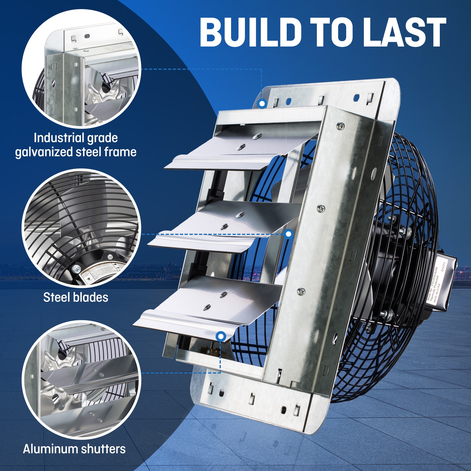 iLIVING ILG8SF10V-ST Wall-Mounted-Fans - View #5