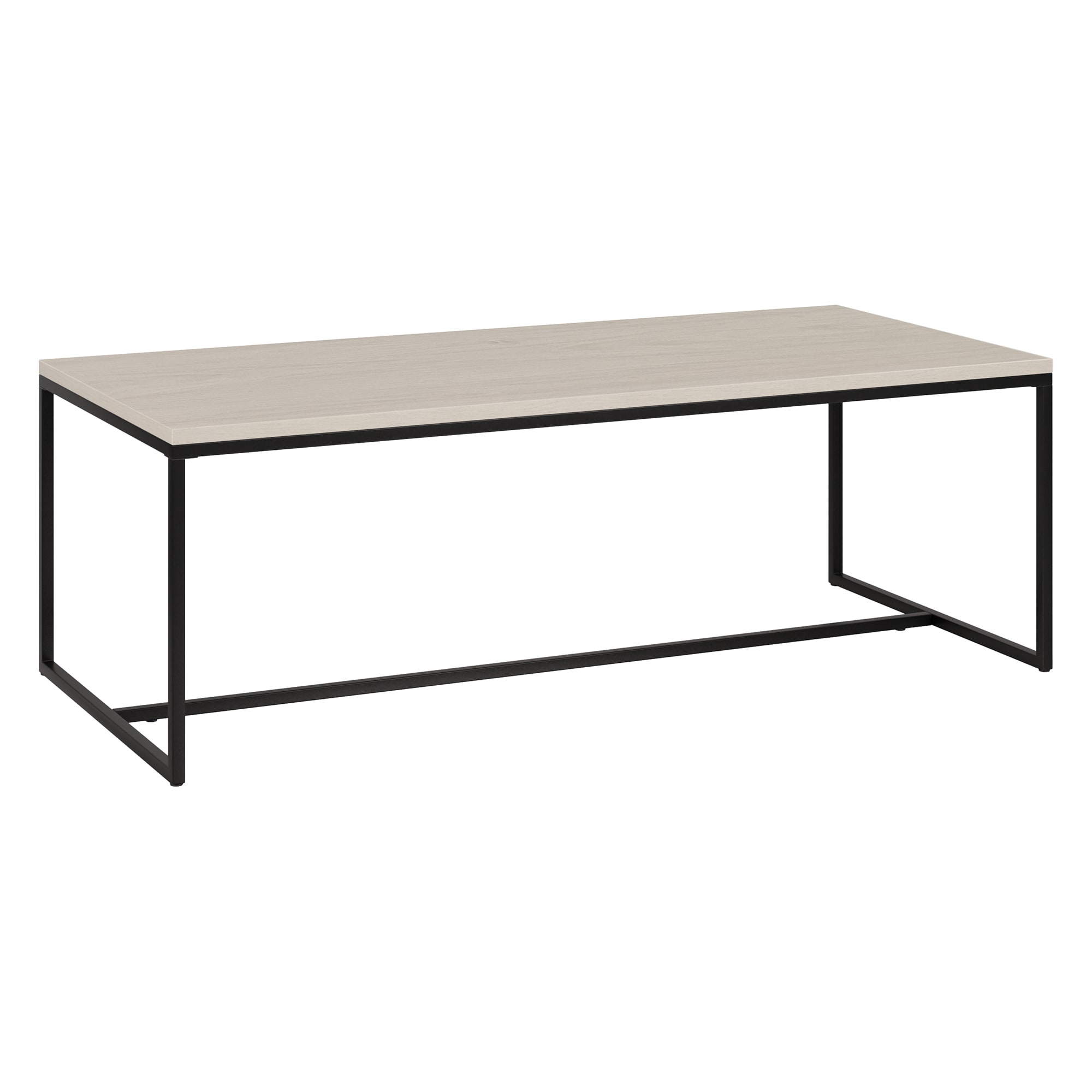 Hailey Home CT2100 Boone Alder White MDF Modern Coffee Table