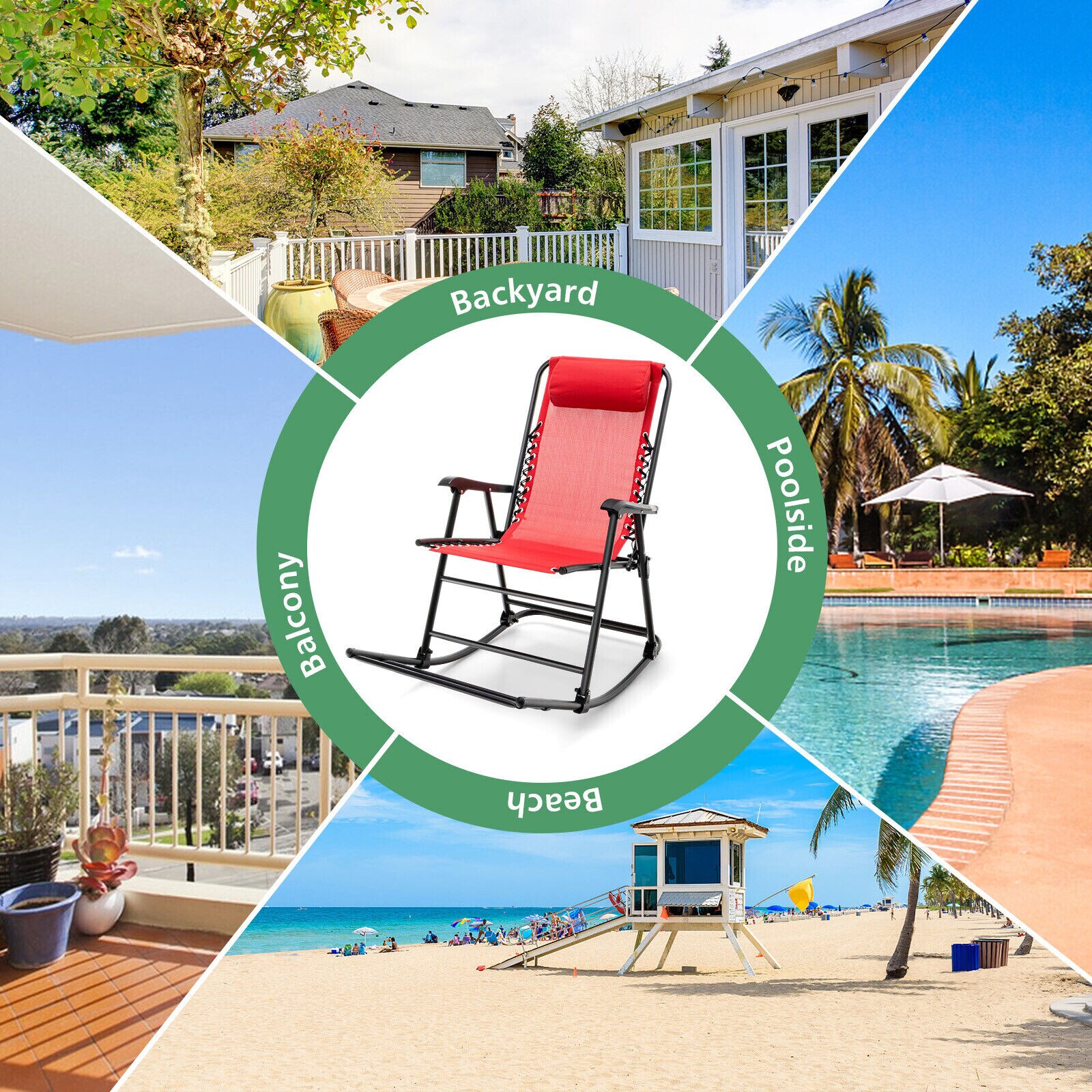 Forclover HYFE-3564RE Patio-Chairs - View #6