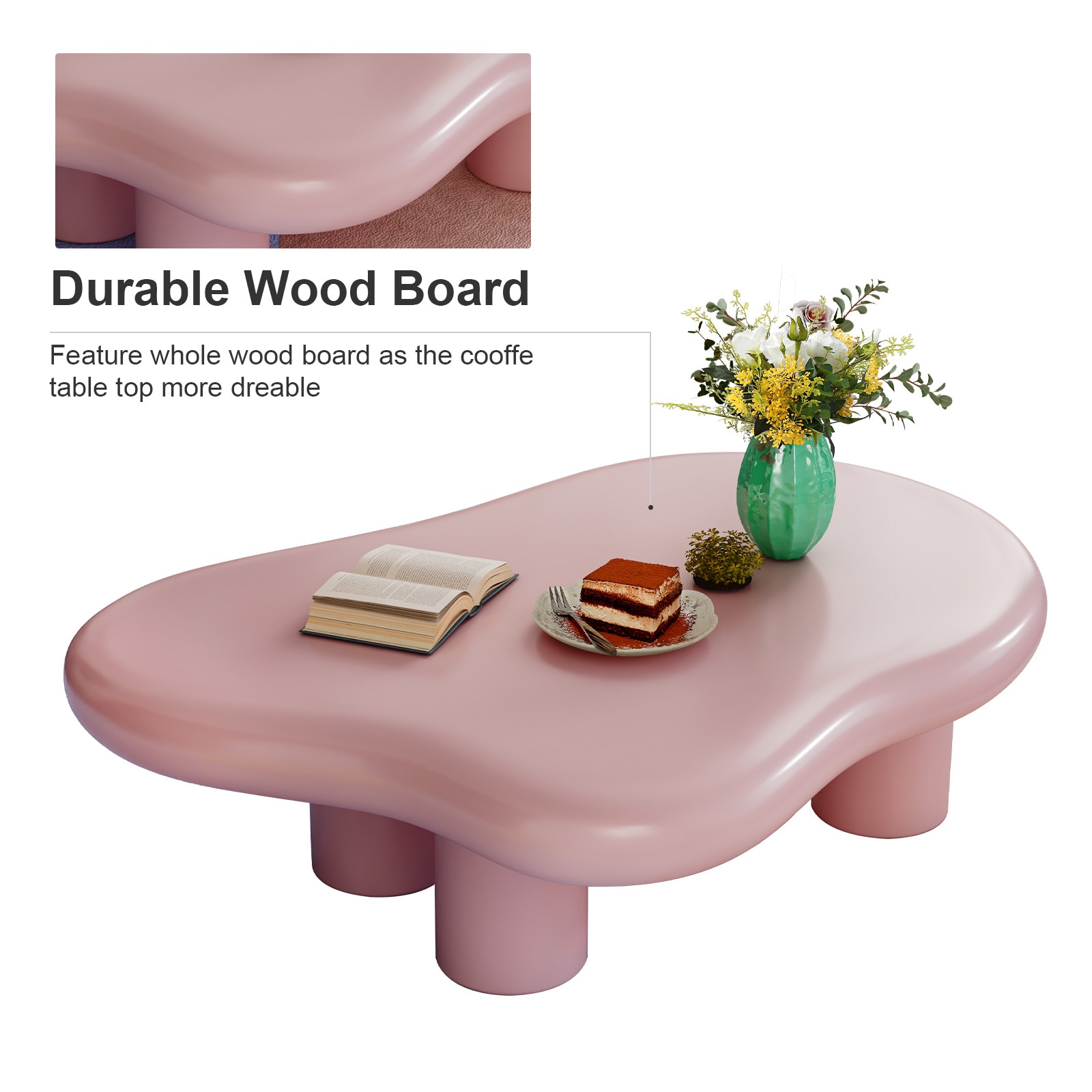 Oizaye DB-CT-3302PINK Coffee-Tables - View #5