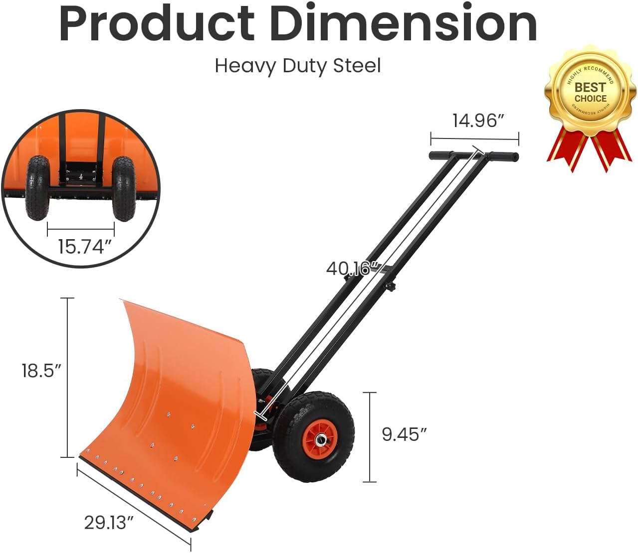 Garvee GGL-PPG-346AMSYC Snow-Shovels - View #2