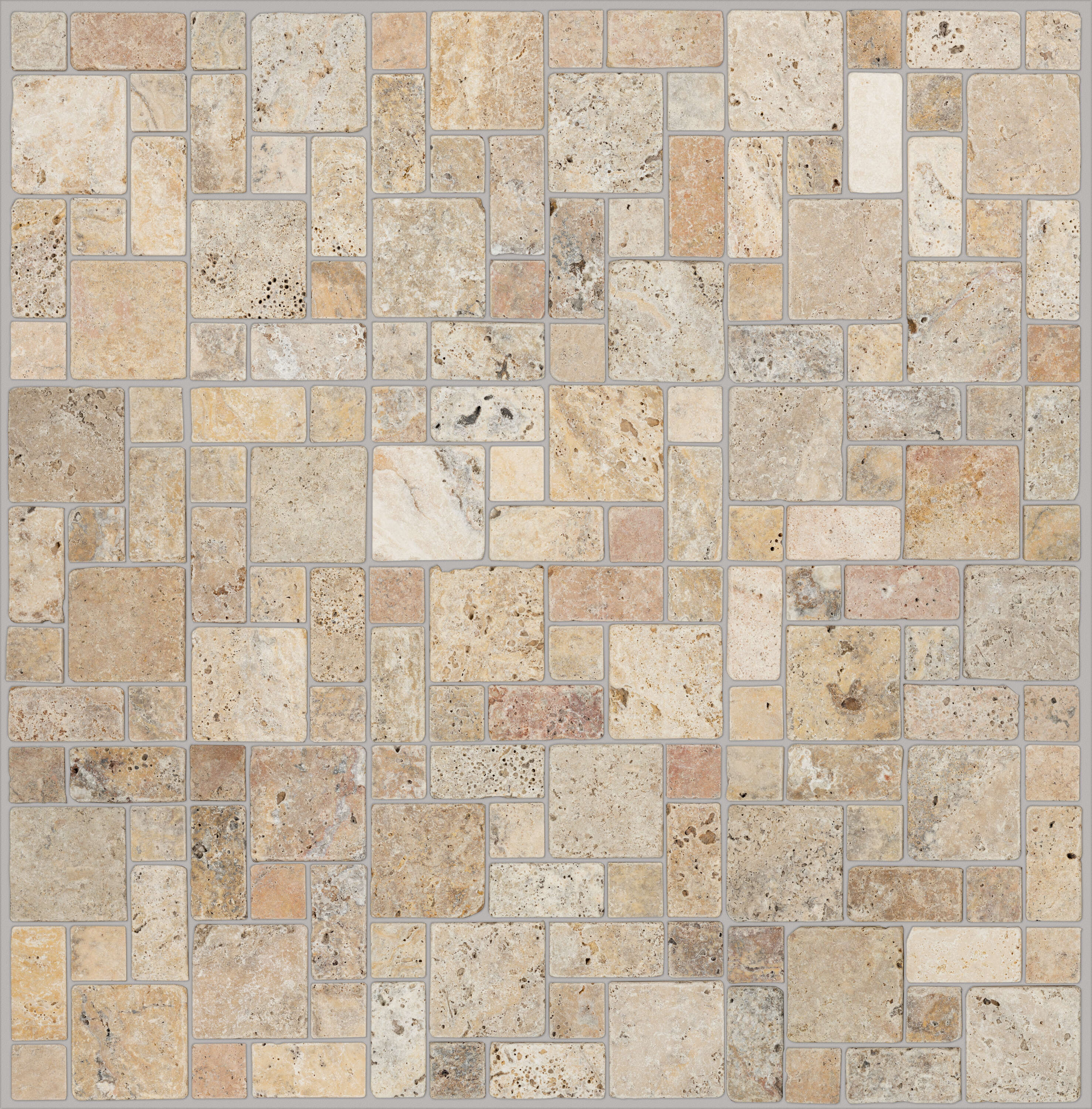 Satori Scabos 12 In X Tumbled Natural Stone Travertine Mixed Pattern Look Floor And Wall Tile 1 Sq Ft Piece The Department At Lowes Com