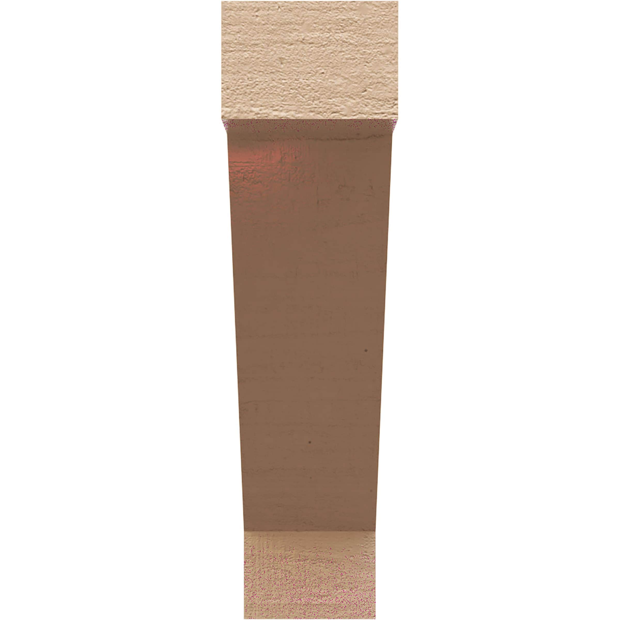 Ekena Millwork RFTU02X08X20BURRCPR Exterior-Brackets-Braces - View #2