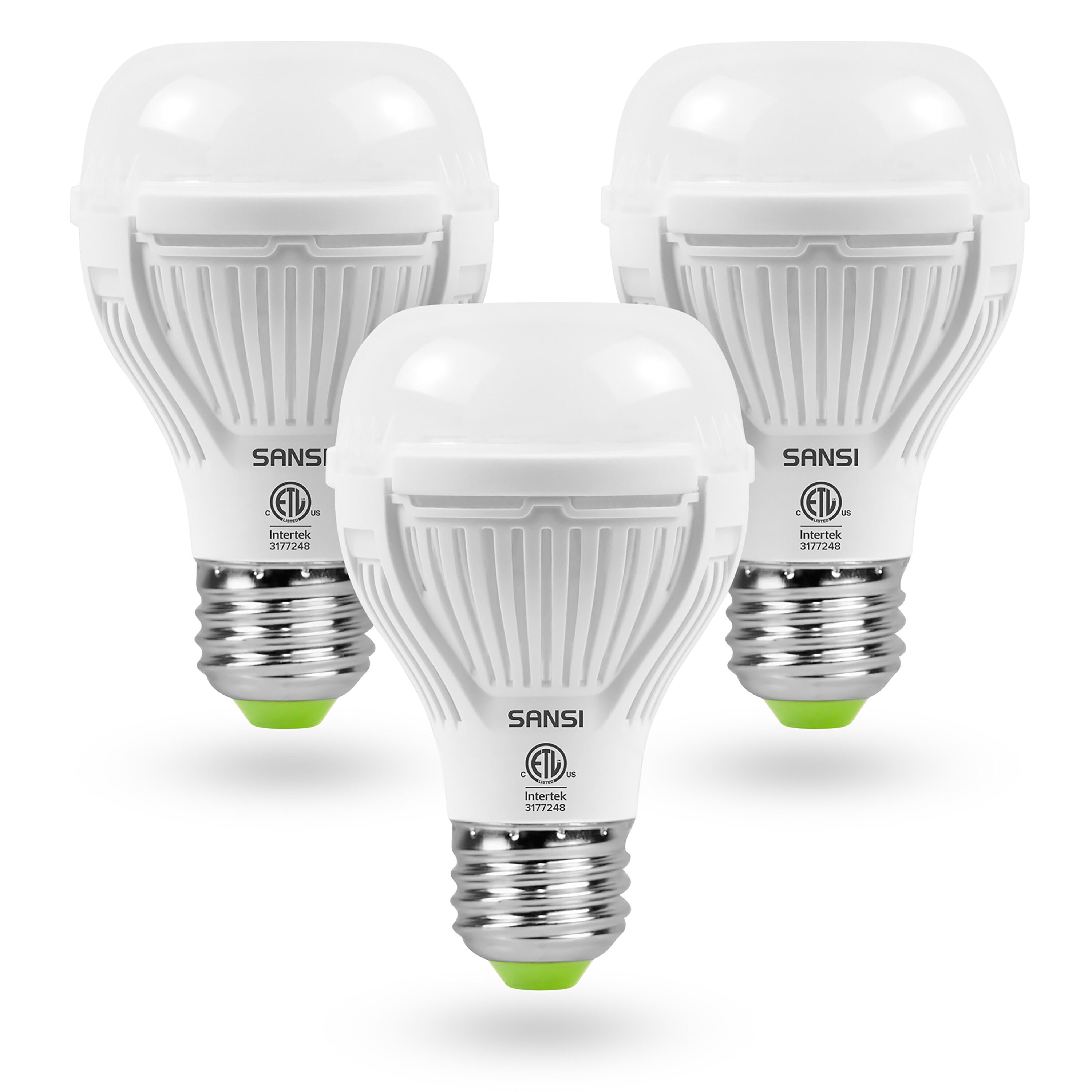 SANSI 10-Watt (150-Watt EQ) LED Light Bulb (3-Pack) in the Grow Light Bulbs department