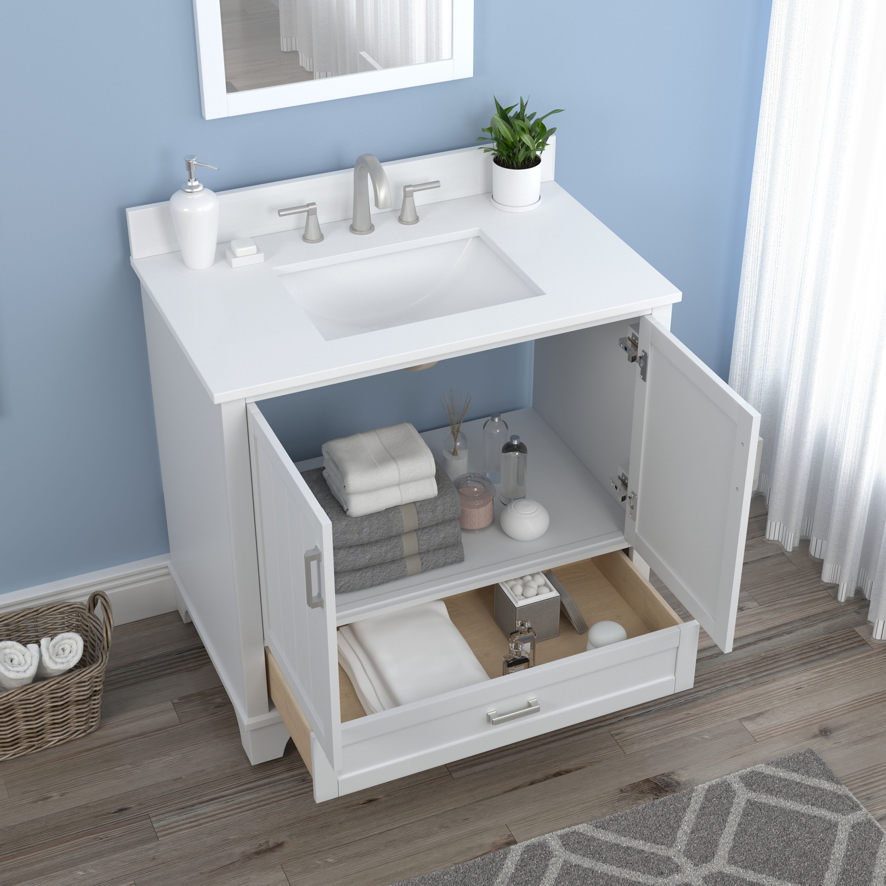 allen + roth LPWVT3639D Bath-Vanity-Combo - View #6