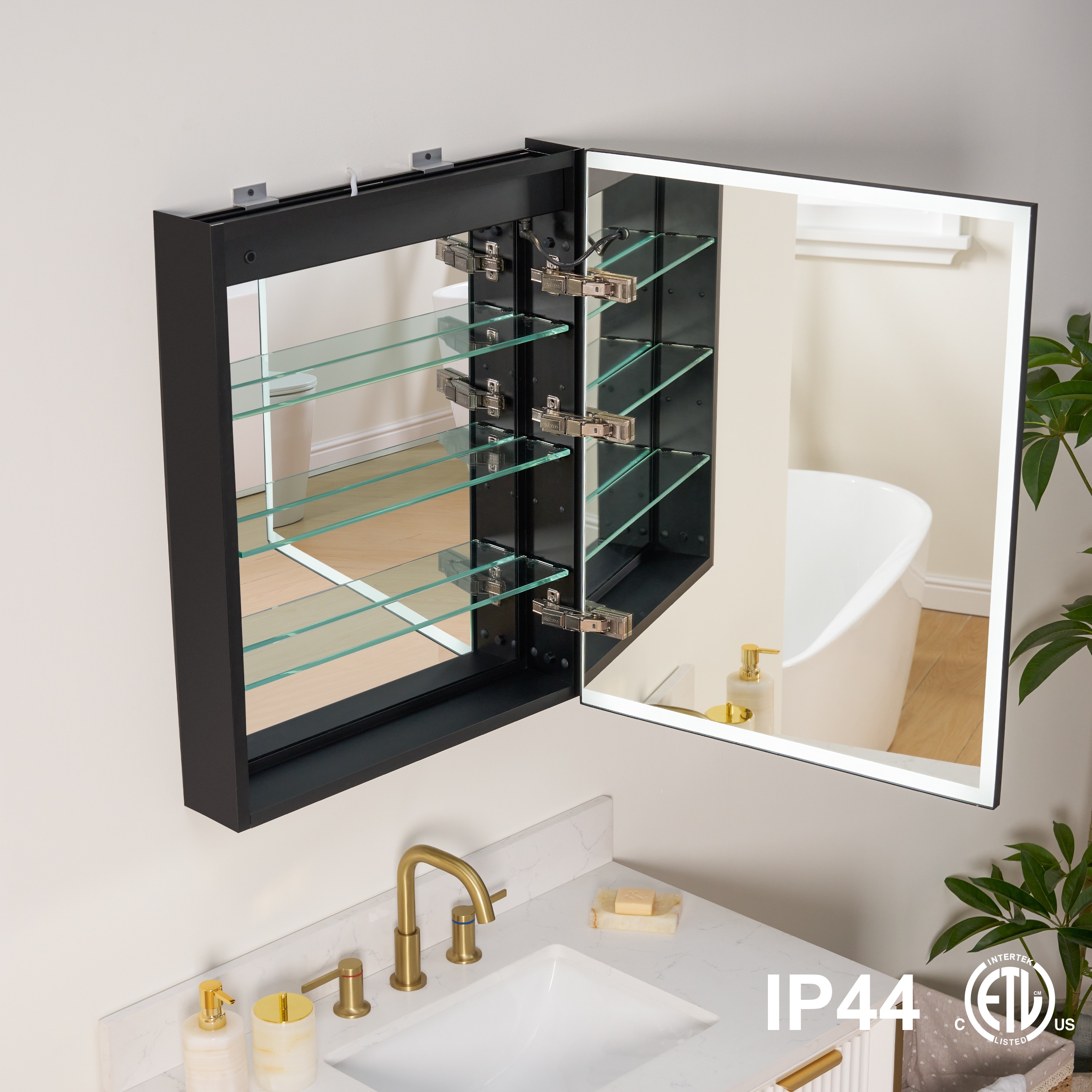 WELLFOR W12MCL2430R Bathroom-Medicine-Cabinets - View #14