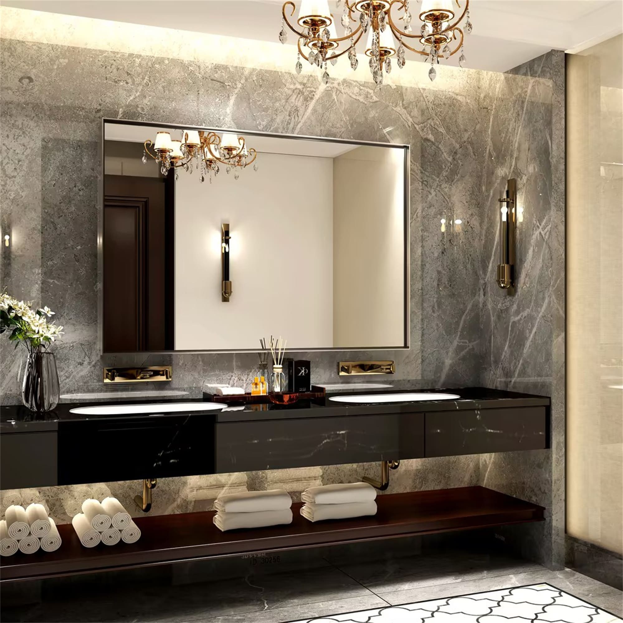 BABOOM BOM-1126966-OR Framed-Bath-Mirrors - View #3