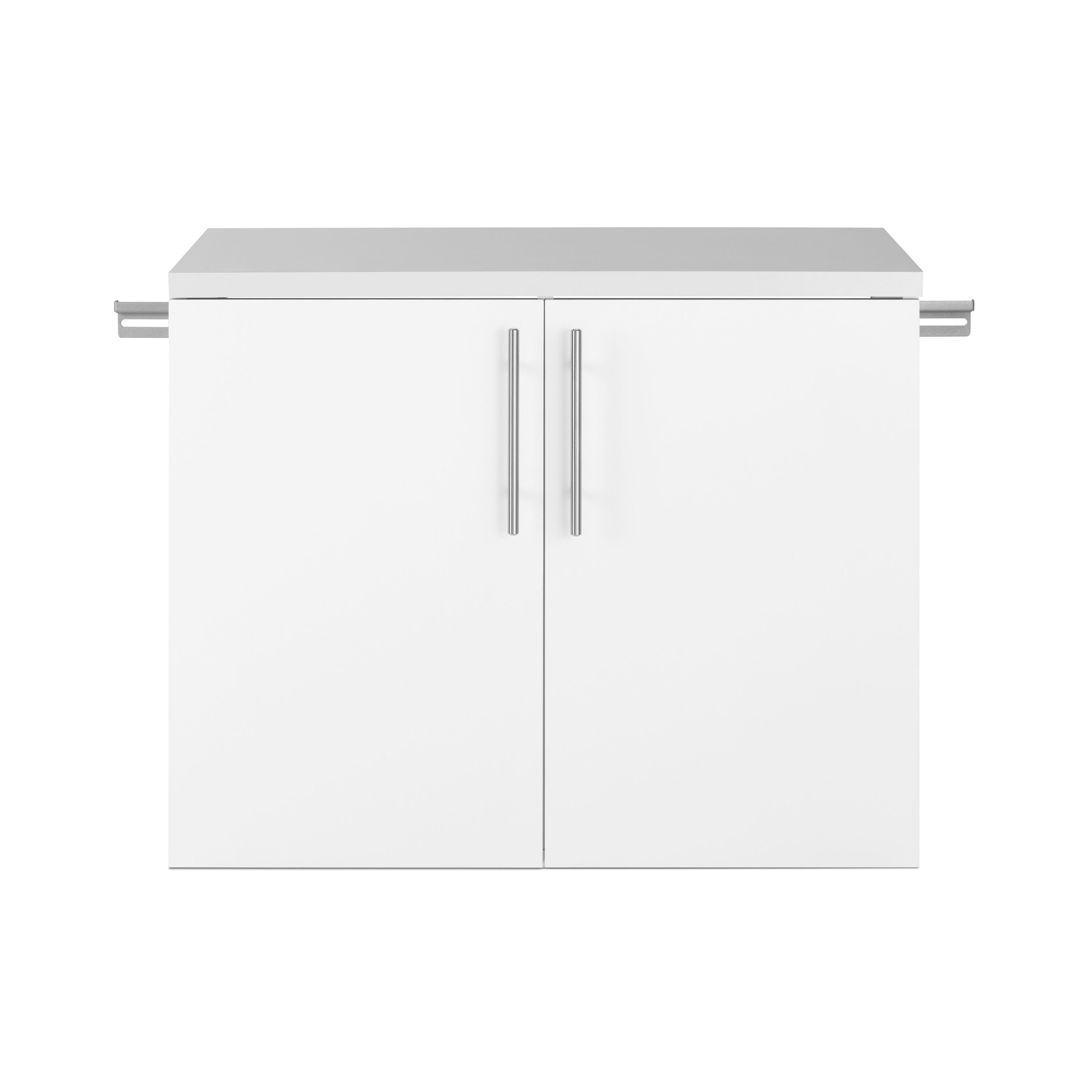 Prepac HangUps Composite Wood Wall-mounted Garage Cabinet in White