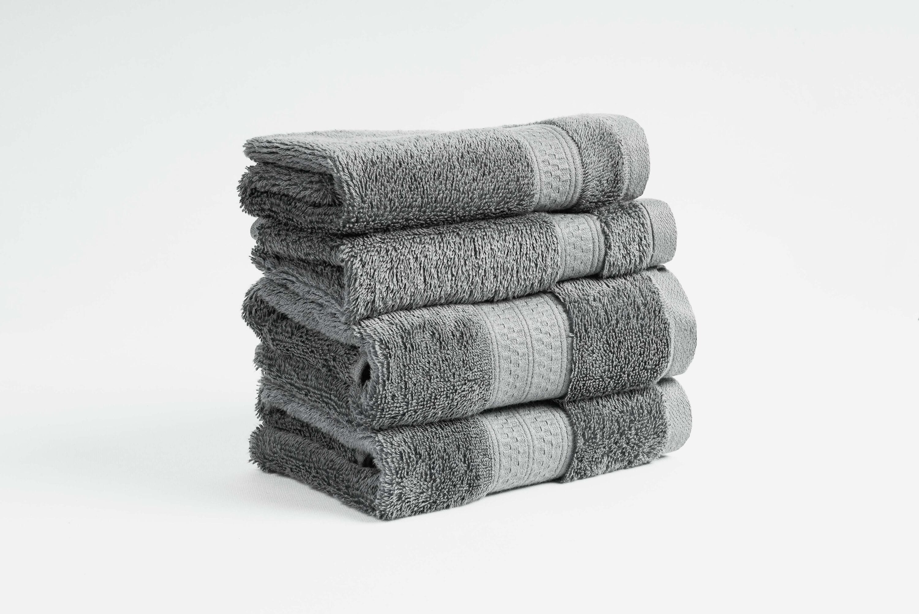 allen + roth 4-Piece Dk Gray Cotton Hand Towel and Wash Cloth Set in the  Bathroom Towels department at