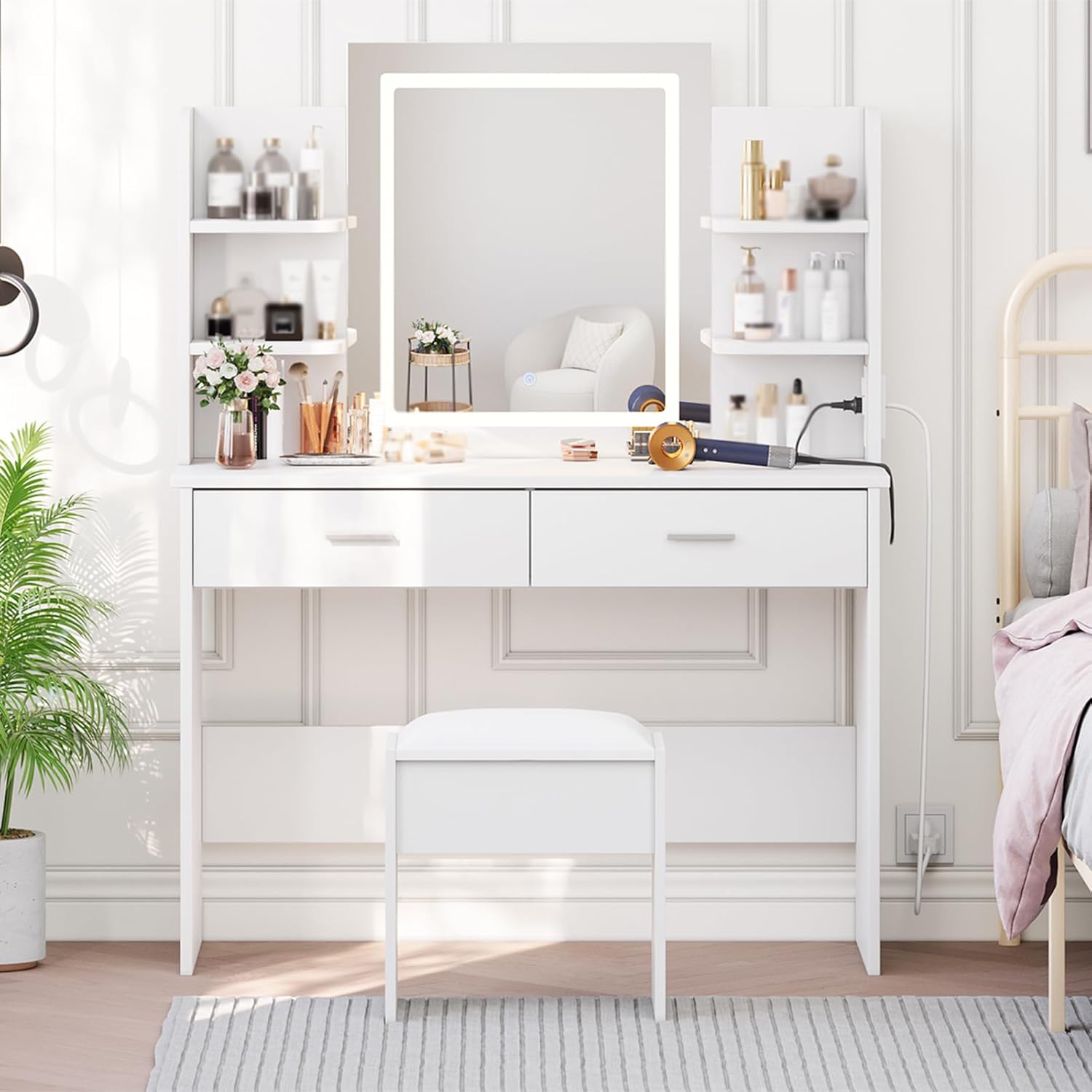 Qeetex LHF-SZT-PHO-14CNEW1V Bedroom-Vanities - View #7