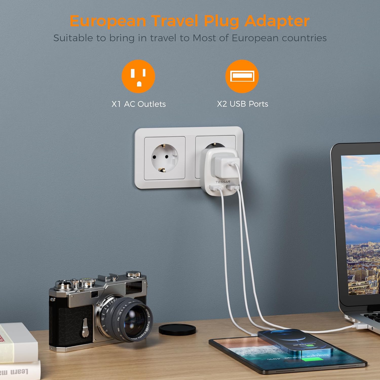 LENCENT TSAP2UEUGRAY Collectible-Power-Adapters - View #3