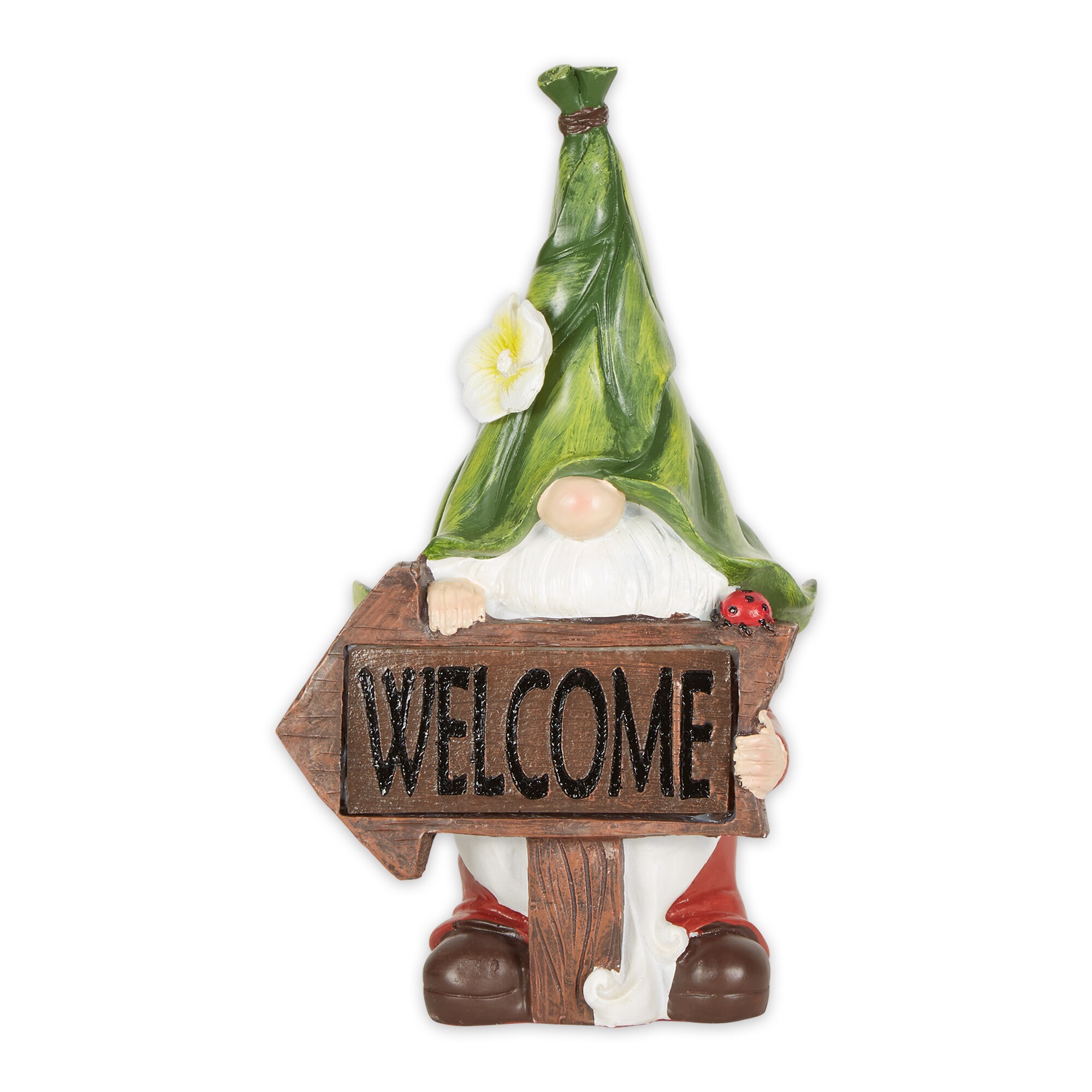 Zingz & Thingz 4506507 13-Inches H x 4.7-Inches W Multiple colors/finishes Gnome Garden Statue