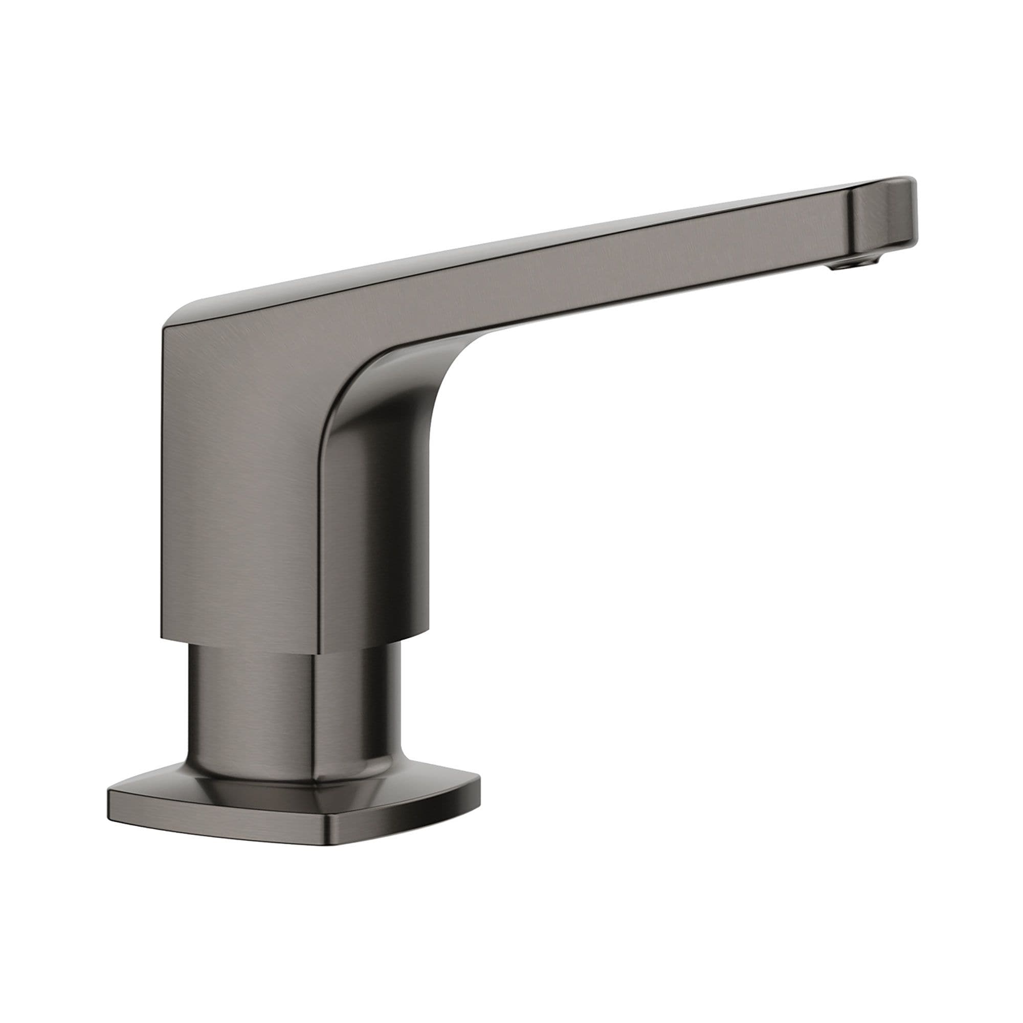 Blanco 443271 Satin Dark Steel 10-oz. Capacity Deck-mount Soap and Lotion Dispenser