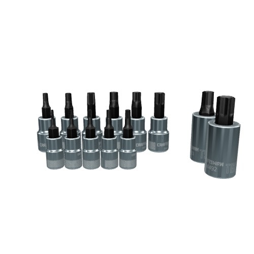 Craftsman 13 pc Torx Bit Socket Set - 1/4 and 3/8 in. Drive