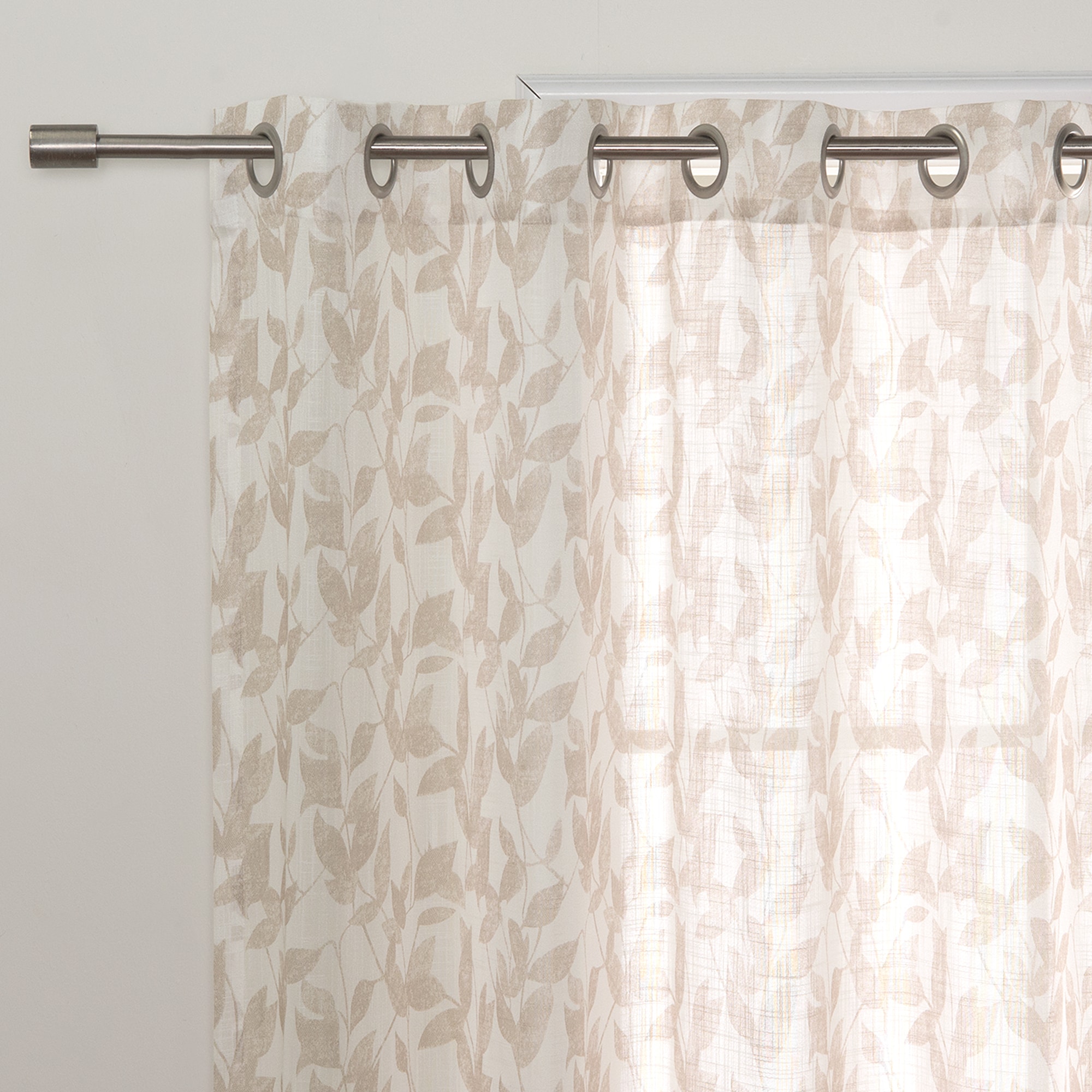 Best Home Fashion JC-GROM-LEAF-84-LIN curtains - View #3