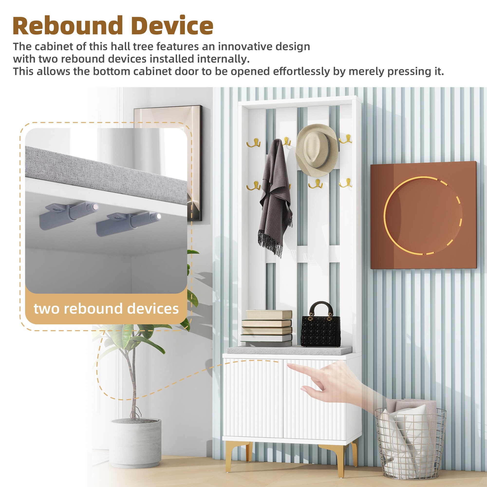 Bybafun YA2500139 Hall-Trees - View #10