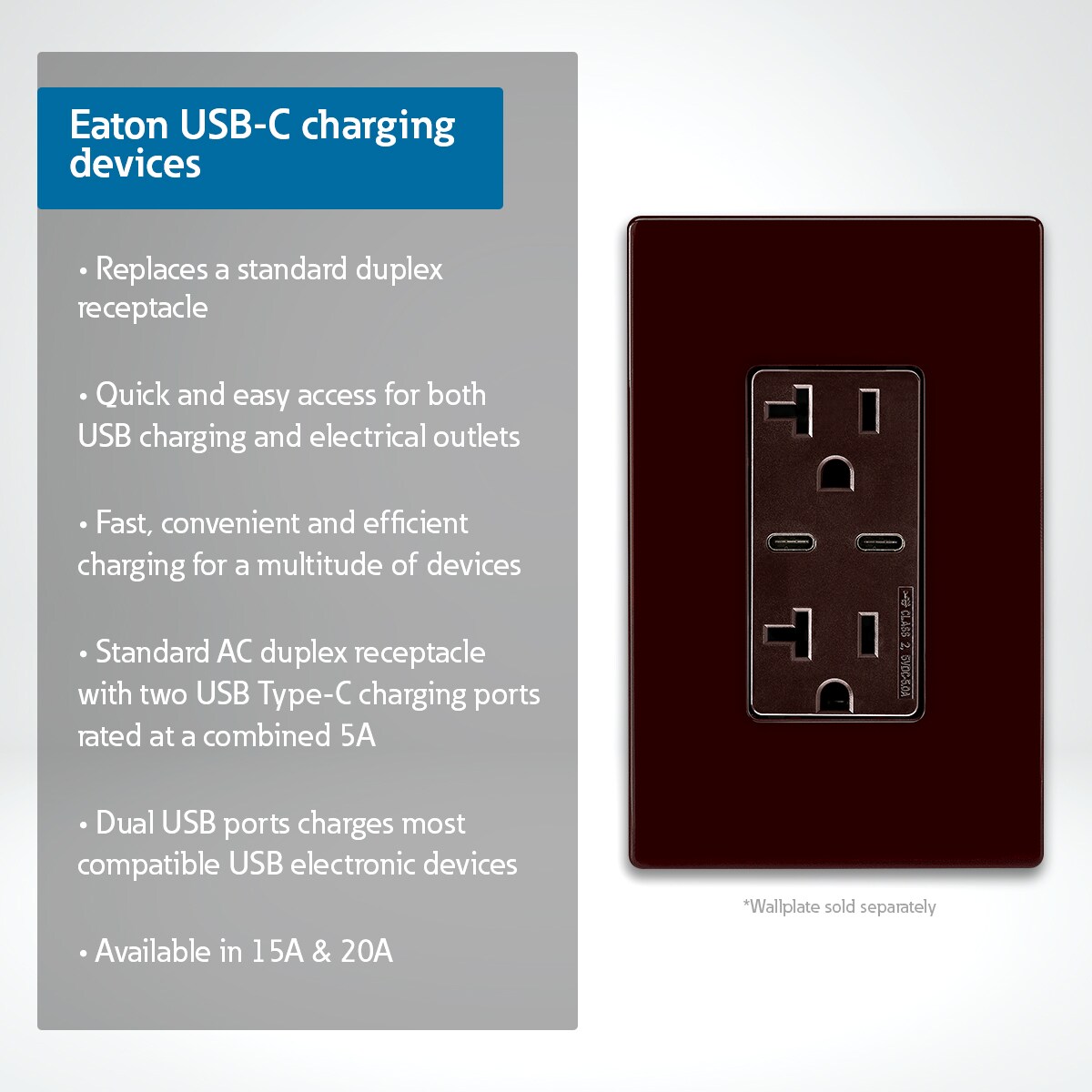 Eaton TRUSBC20B-K-L receptacles - View #7