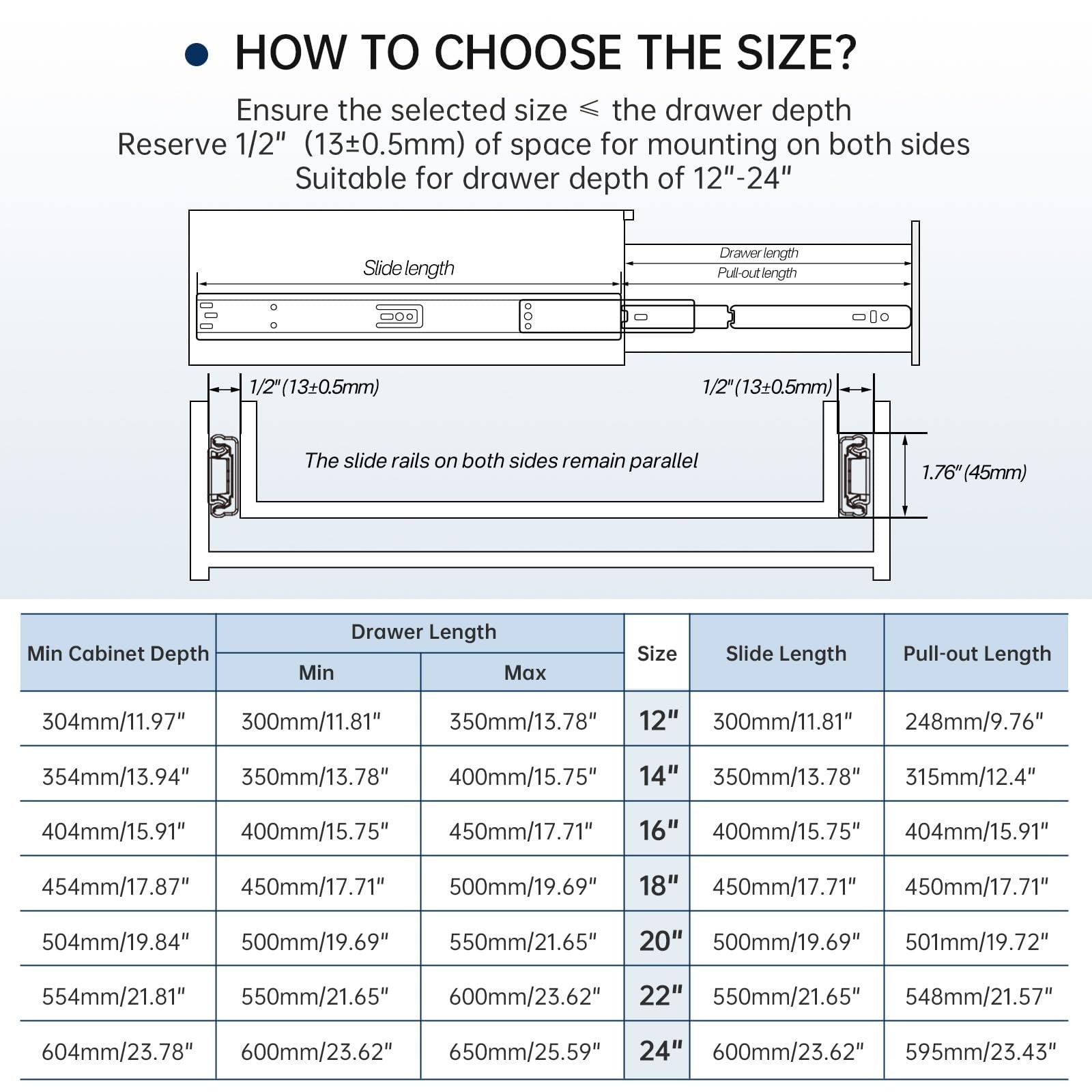 Phyfalip LPF0502S24 Drawer-Slides - View #3