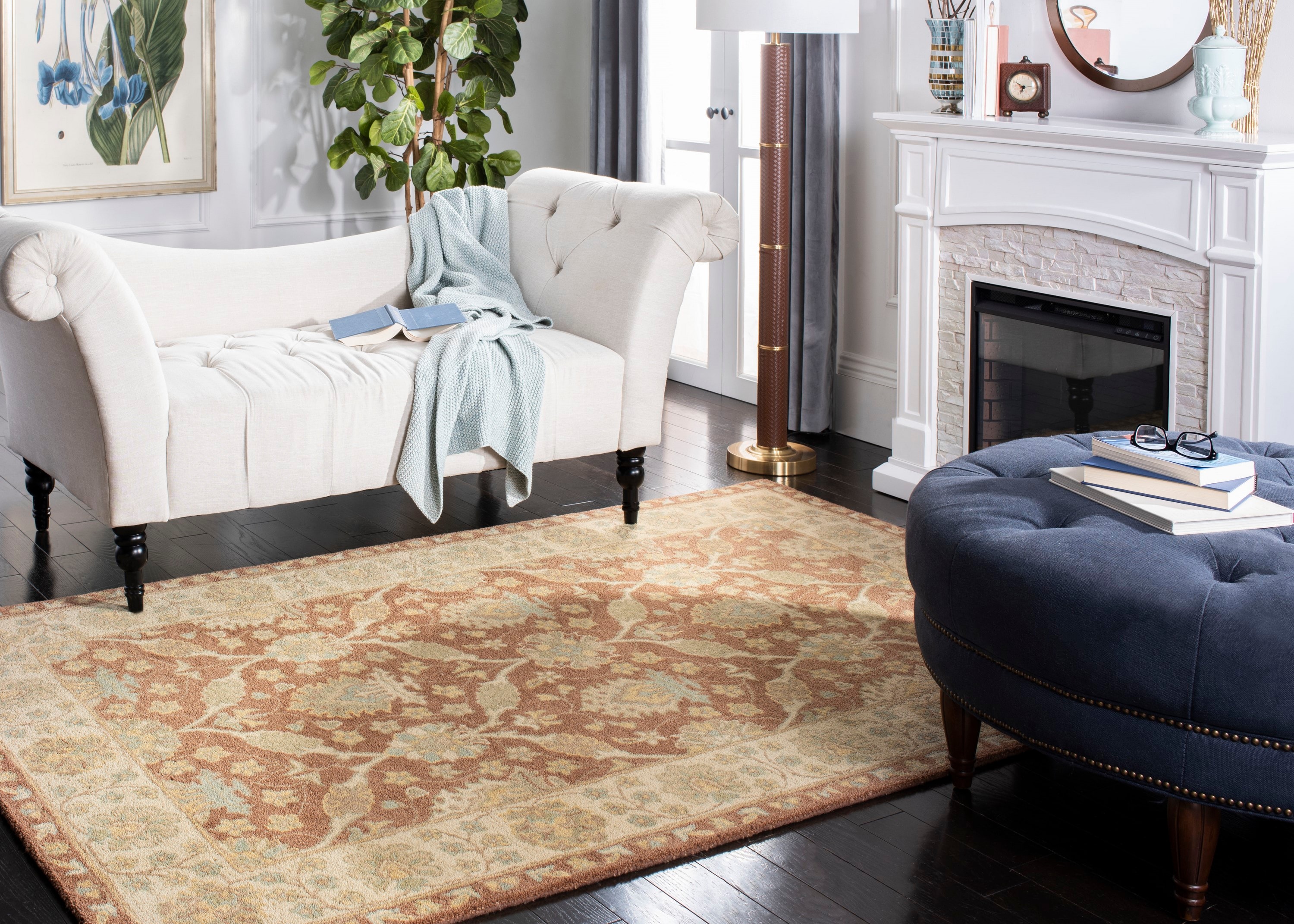 Handmade Brown and Taupe Wool Runner Rug