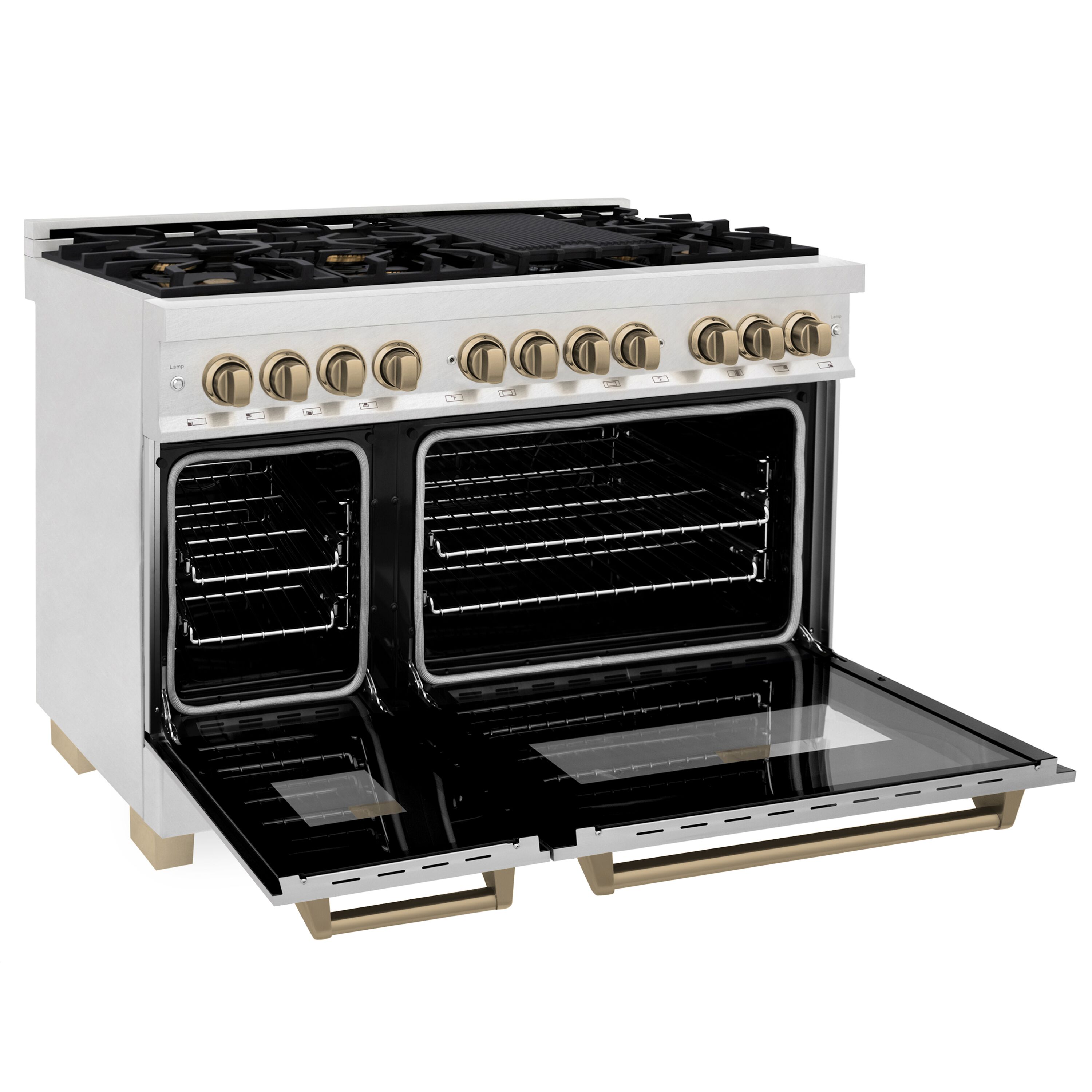 ZLINE KITCHEN & BATH RASZ-SN-48-CB Double-Dual-Fuel-Ranges - View #3