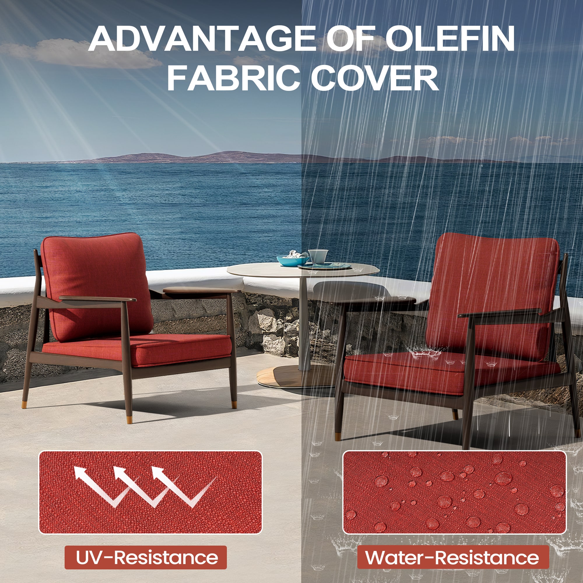 CloudFly CL-CU010CHI-1 Patio-Furniture-Cushions - View #5