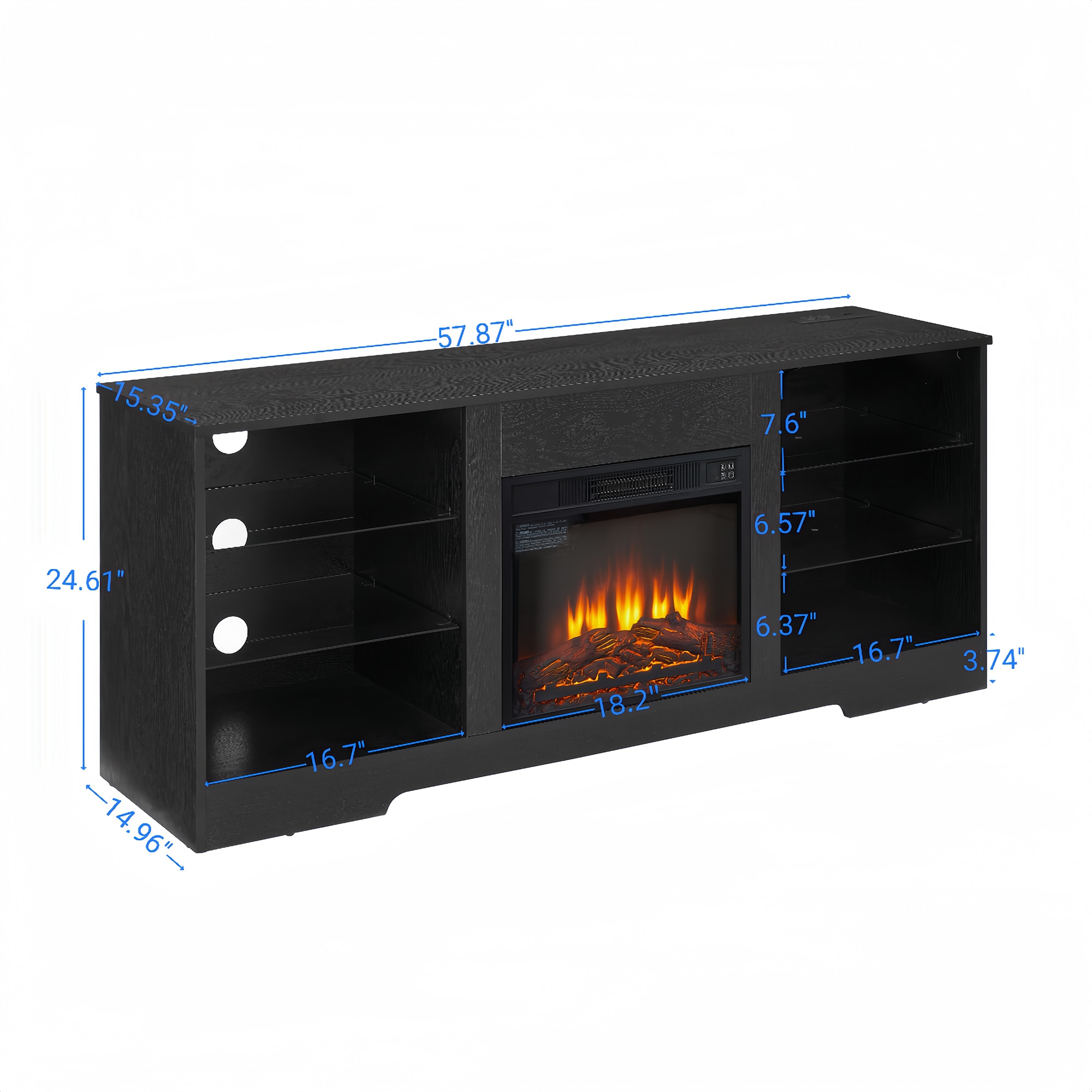 Bybafun YC1600009 Electric-Fireplaces - View #3
