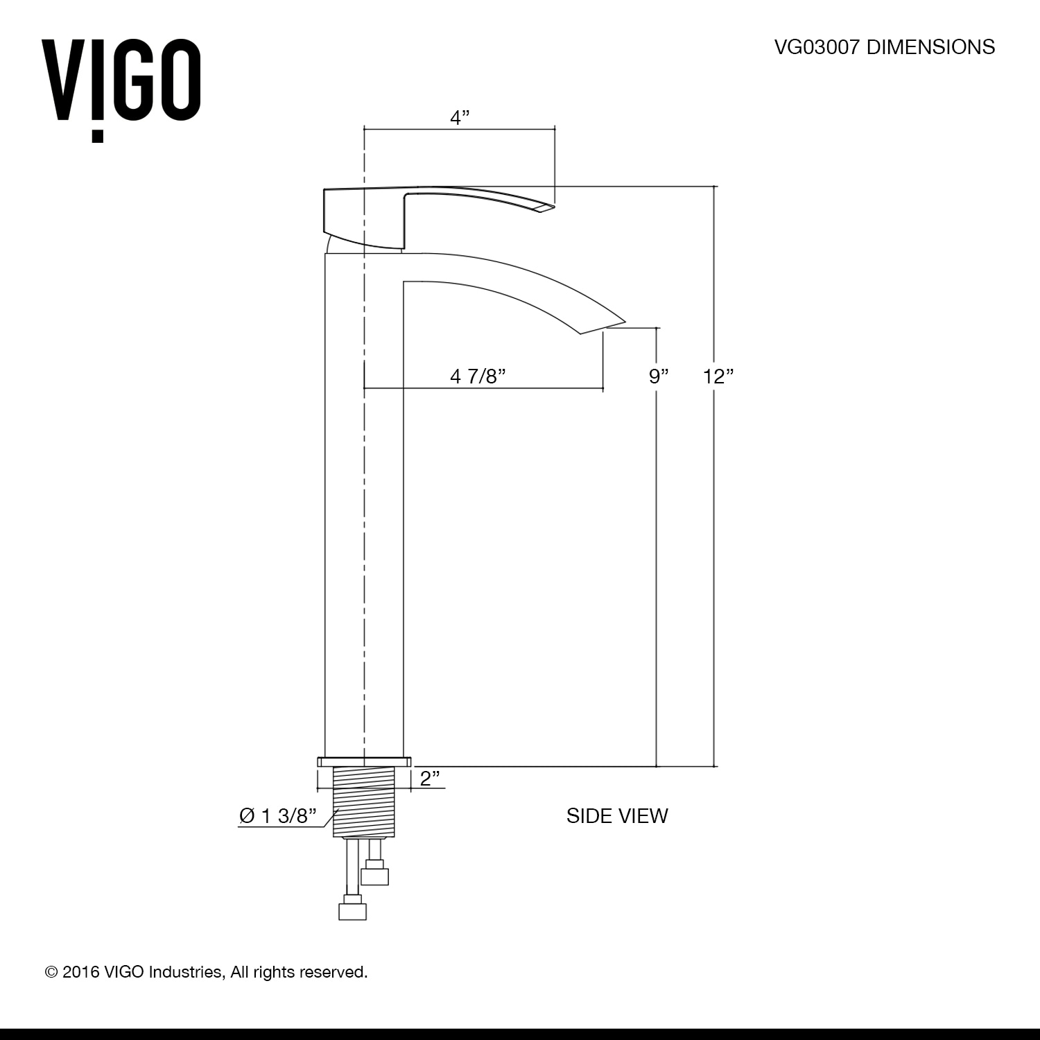VIGO VGT1435 Bath-Sink - View #12
