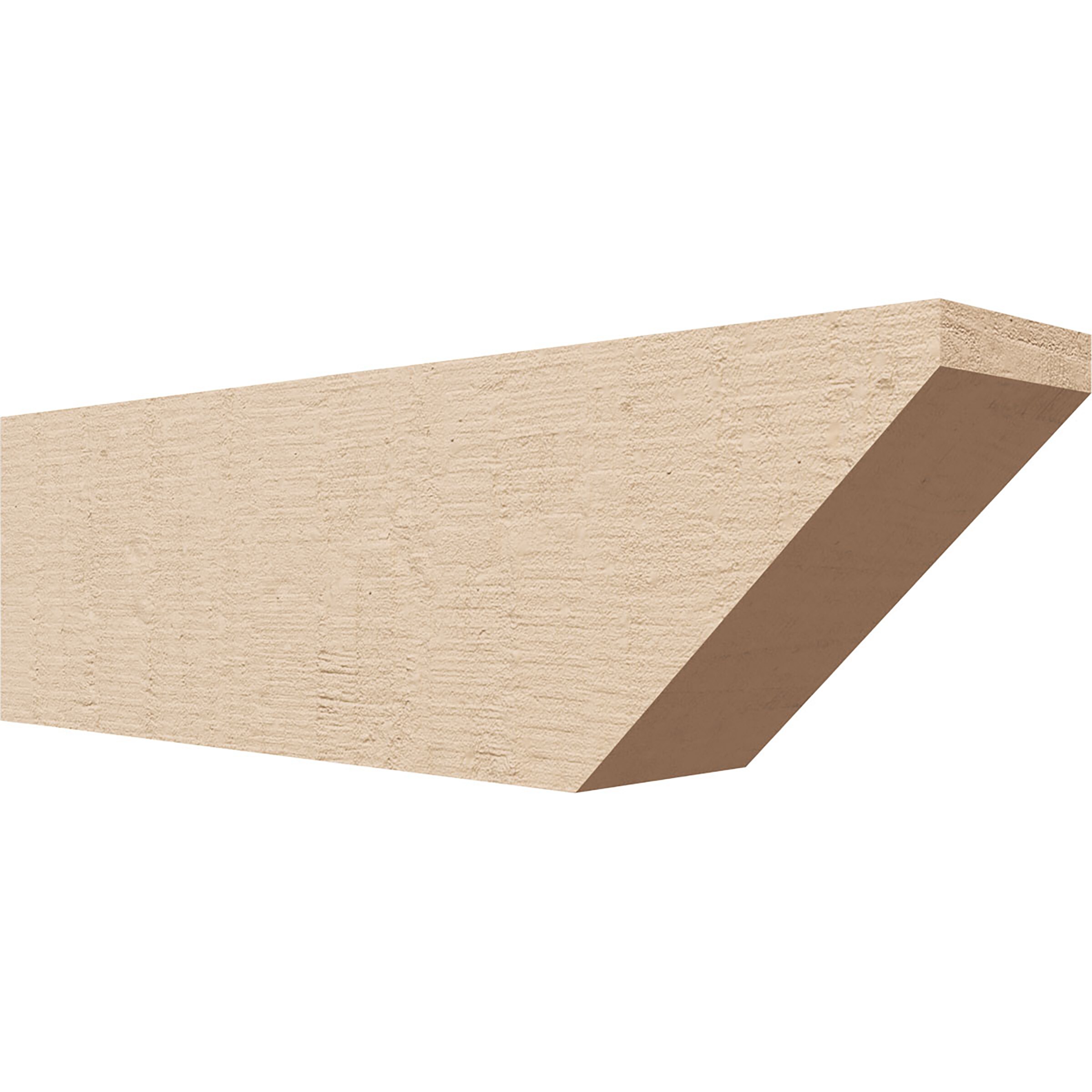 Ekena Millwork RFTU04X06X20CONRCPR Concord Woodgrain 4-in X 6-in X 20-in Brown Urethane Standard bracket