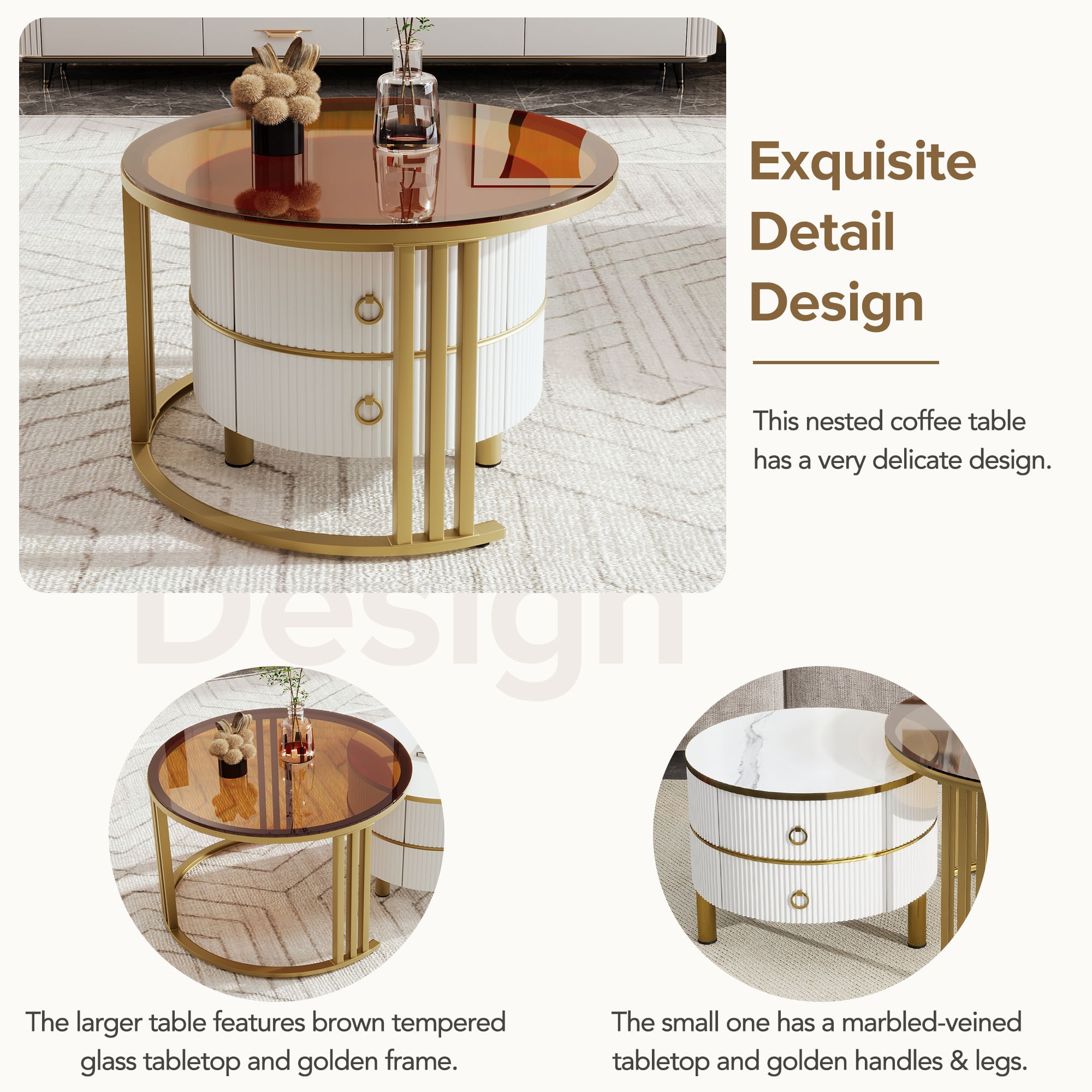 ModernLuxe L-WF320536AAK Coffee-Tables - View #4