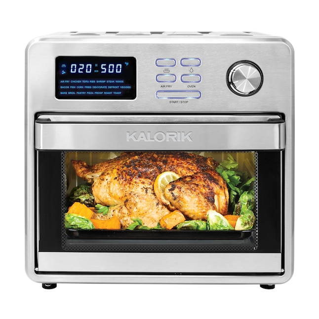 Kalorik Ma 6 Slice Stainless Steel, Farberware Convection Countertop Oven With Rotisserie