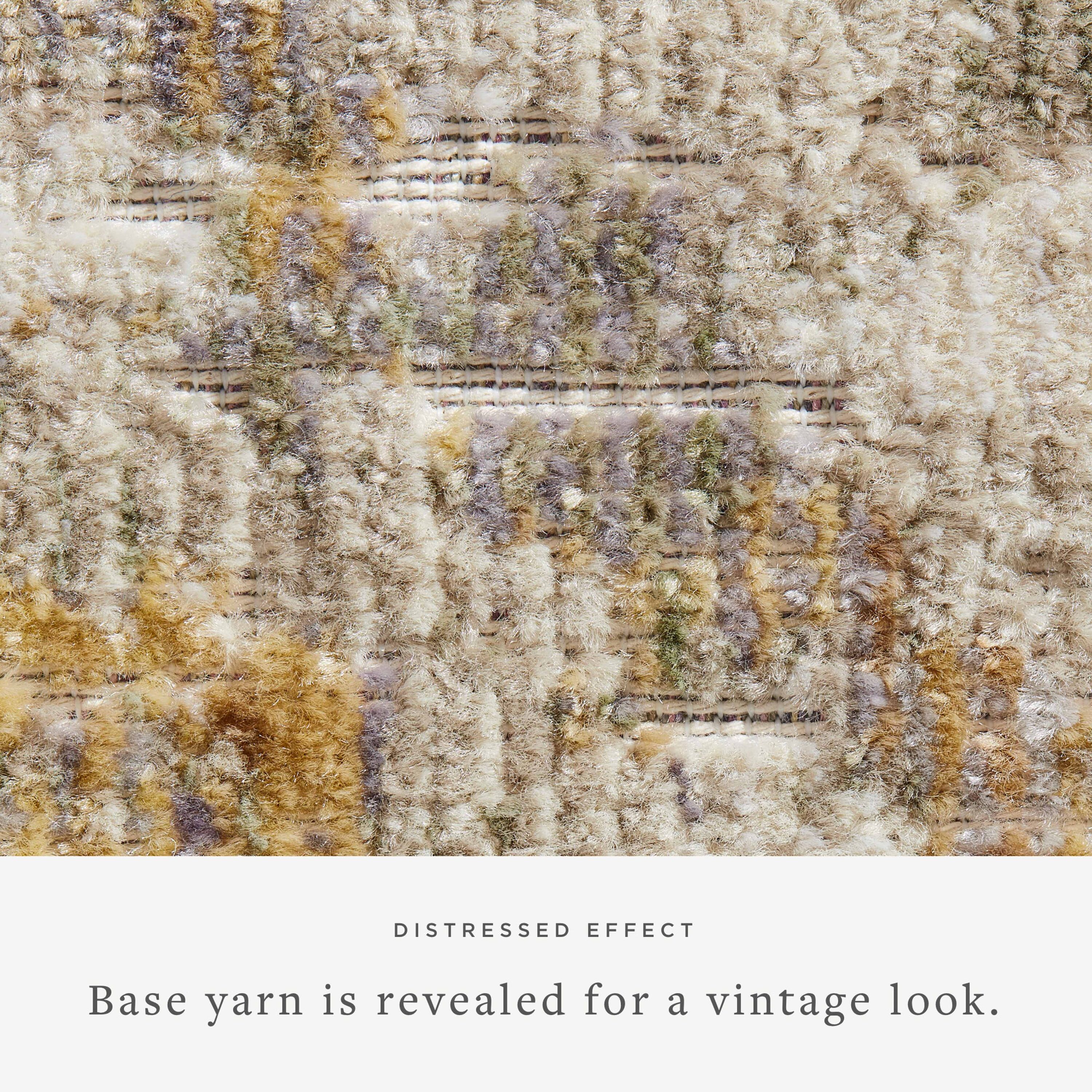 Ivory/Natural Reversible Easy-Care Rectangular Synthetic Rug 10' x 14'