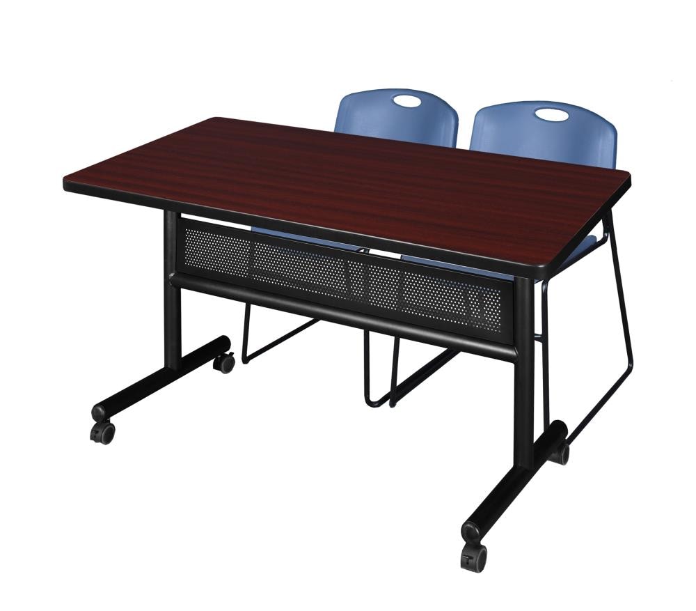 Regency MKFTM4830MH44BE Training Brown 4-Person Training Table (48-in W x 29-in H)