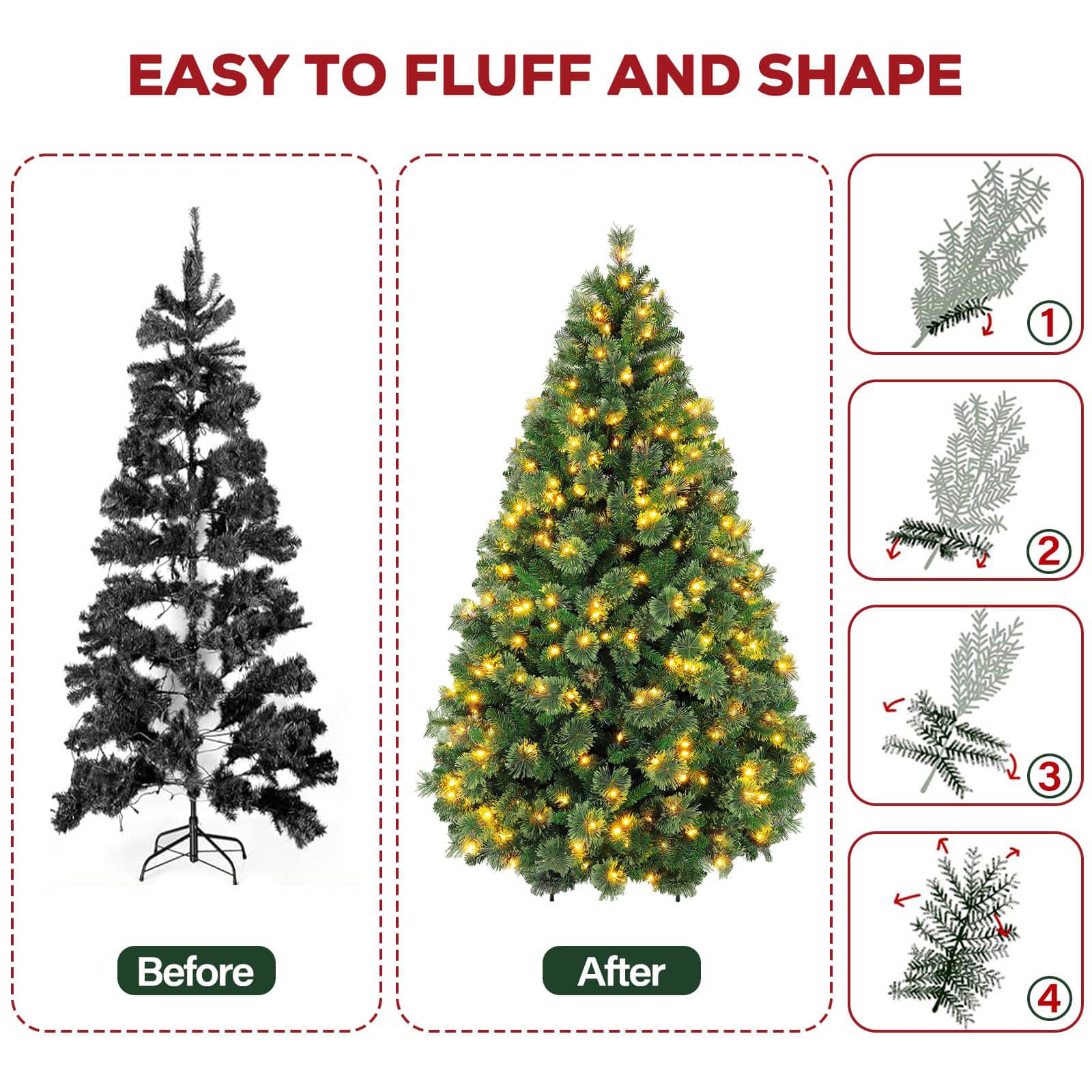 vivatrees CTA-4026 Artificial-Christmas-Trees - View #8