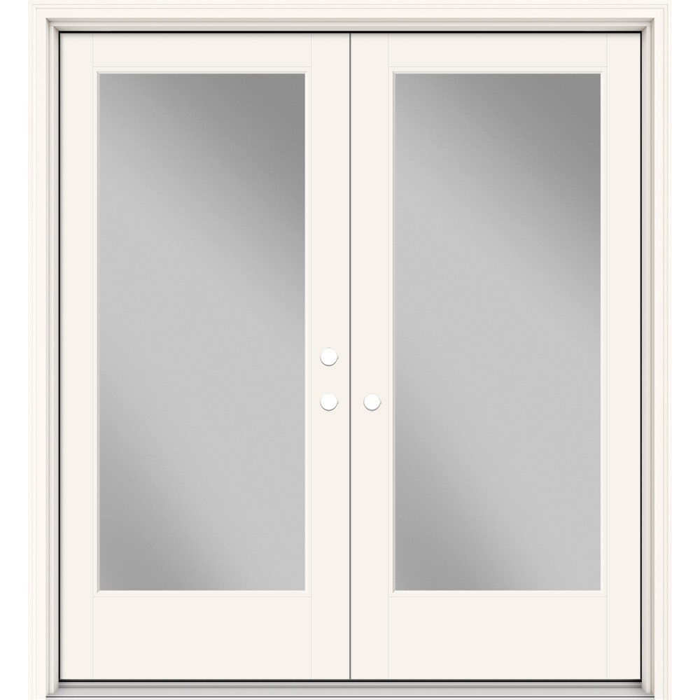 Masonite Performance Door System 72-in x 80-in x 4-9/16-in Fiberglass ...