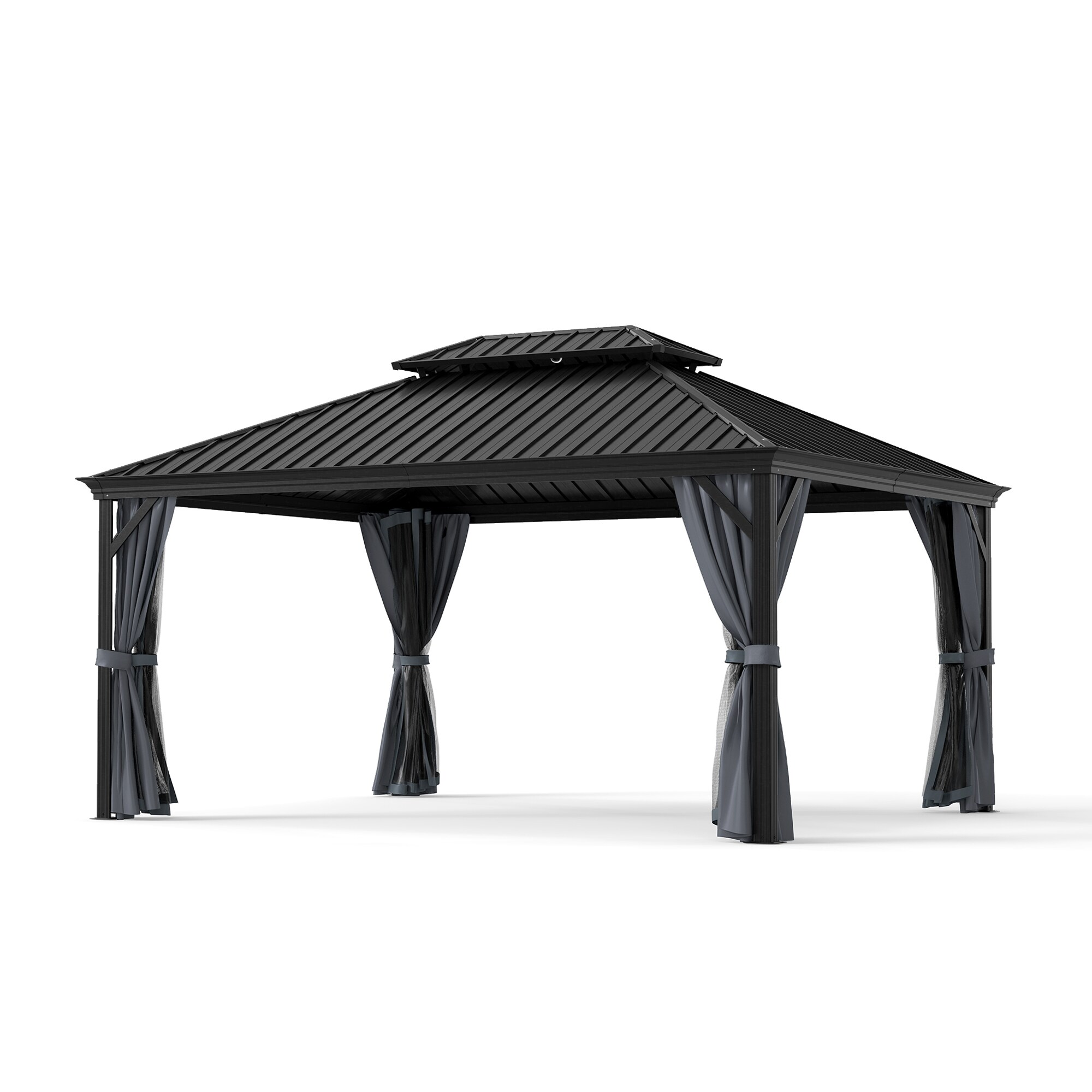  EL-ZPTPS1216-H-WL3 Wood-Resin-Gazebos - View #9