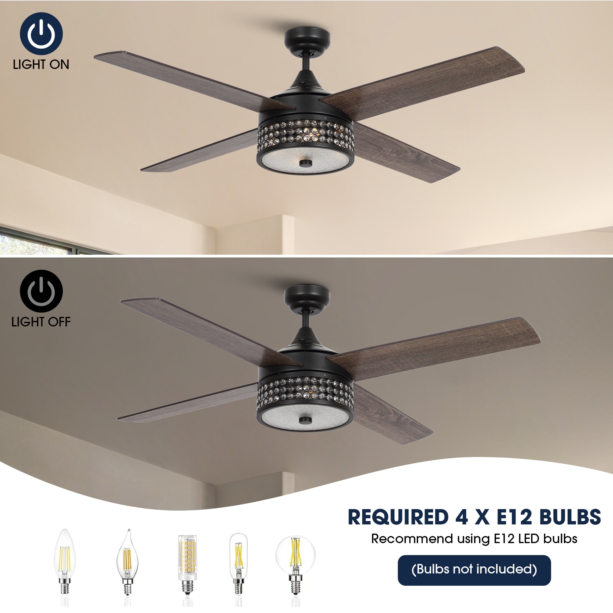 Parrot Uncle F6209MB110V Ceiling-Fans - View #6