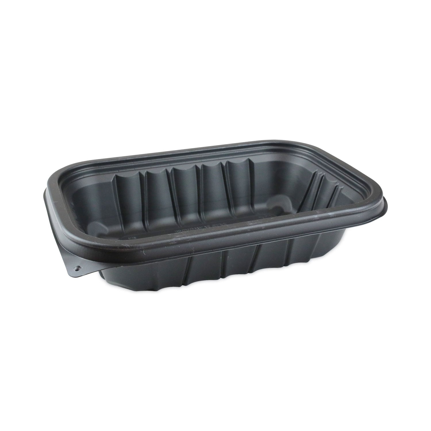 pactiv evergreen EarthChoice Entree2Go Takeout Container 24 oz 8.7 x 5.8 x 2 Black Plastic 300/Carton