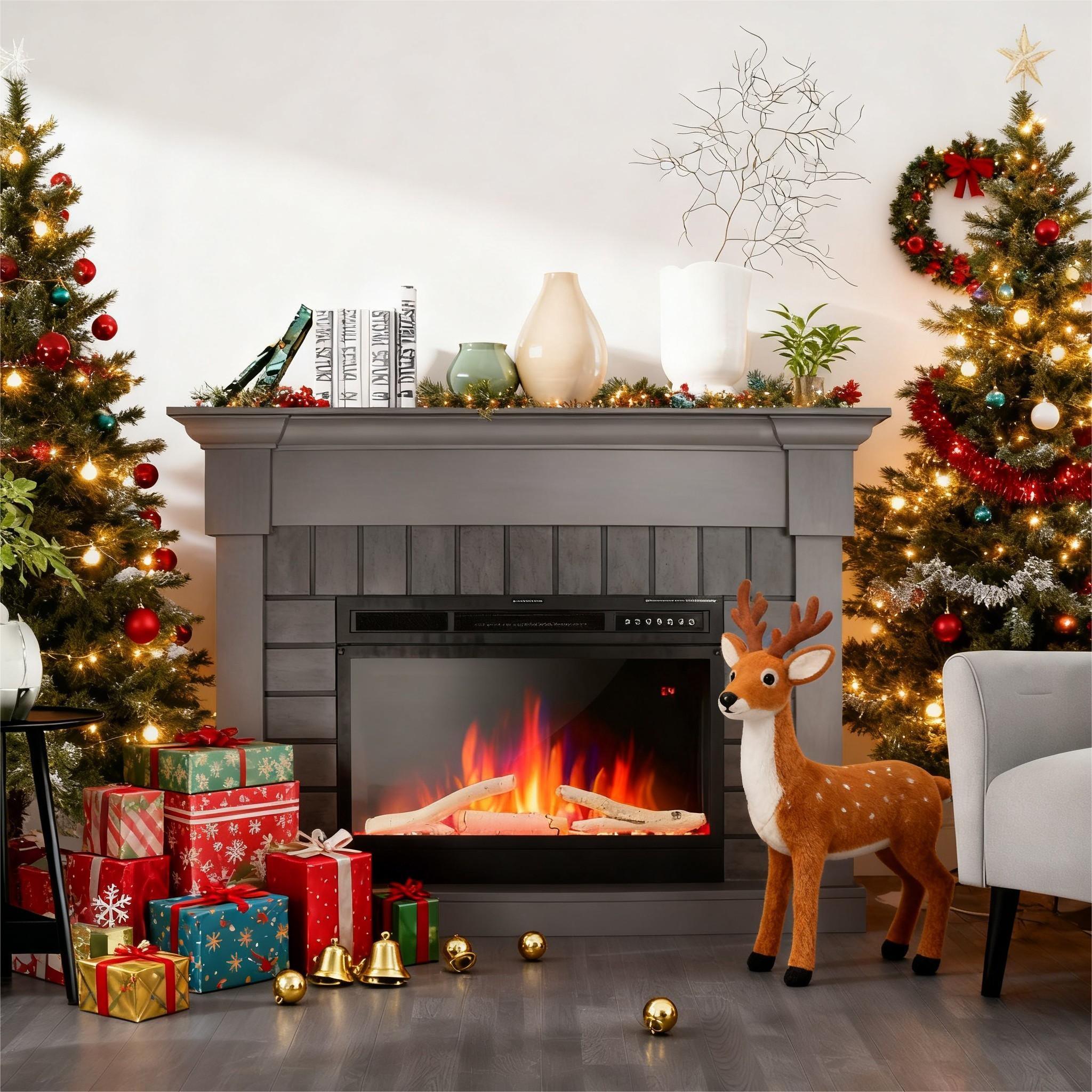 COWSAR LSRW-SM128G-928BH Electric-Fireplaces - View #9
