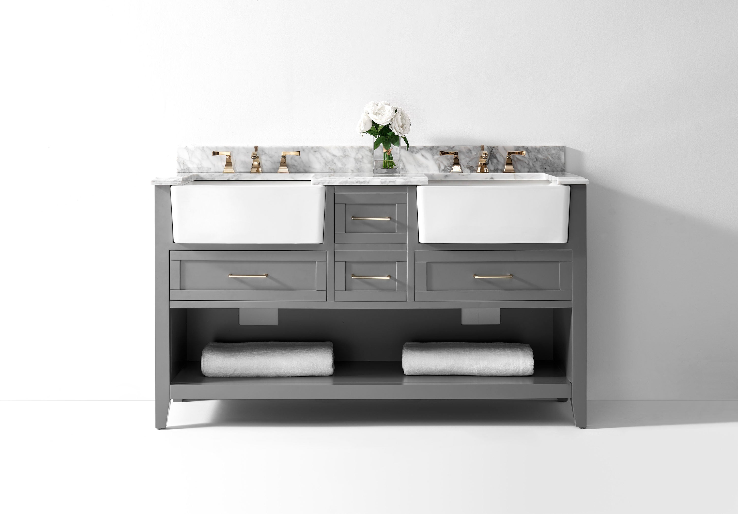 Ancerre Designs VTS-HAYLEY-60-SCG-CW Bath-Vanity-Combo - View #3