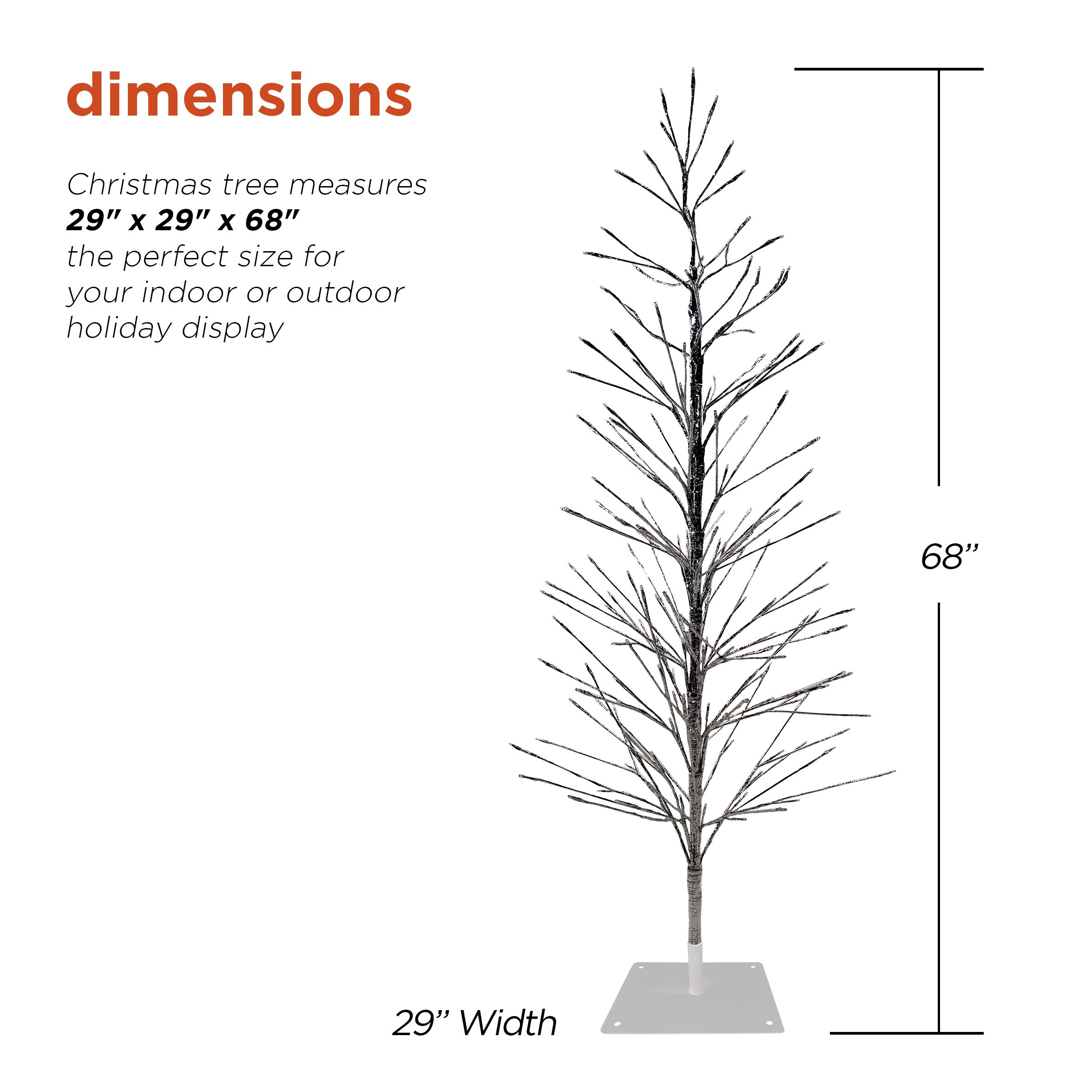 Alpine Corporation BYS144MC Artificial-Christmas-Trees - View #4