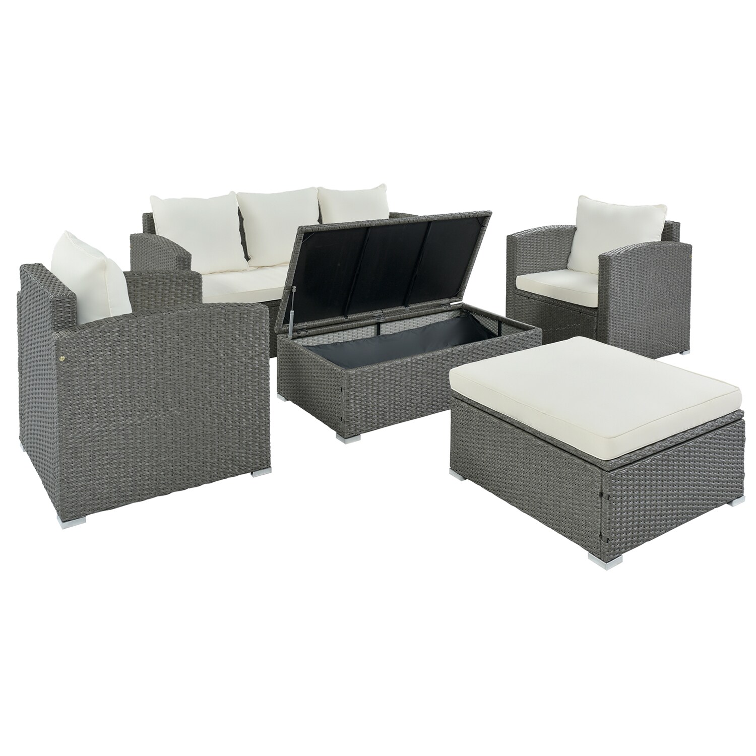 SINOFURN SYA010246BG Patio-Conversation-Sets - View #3
