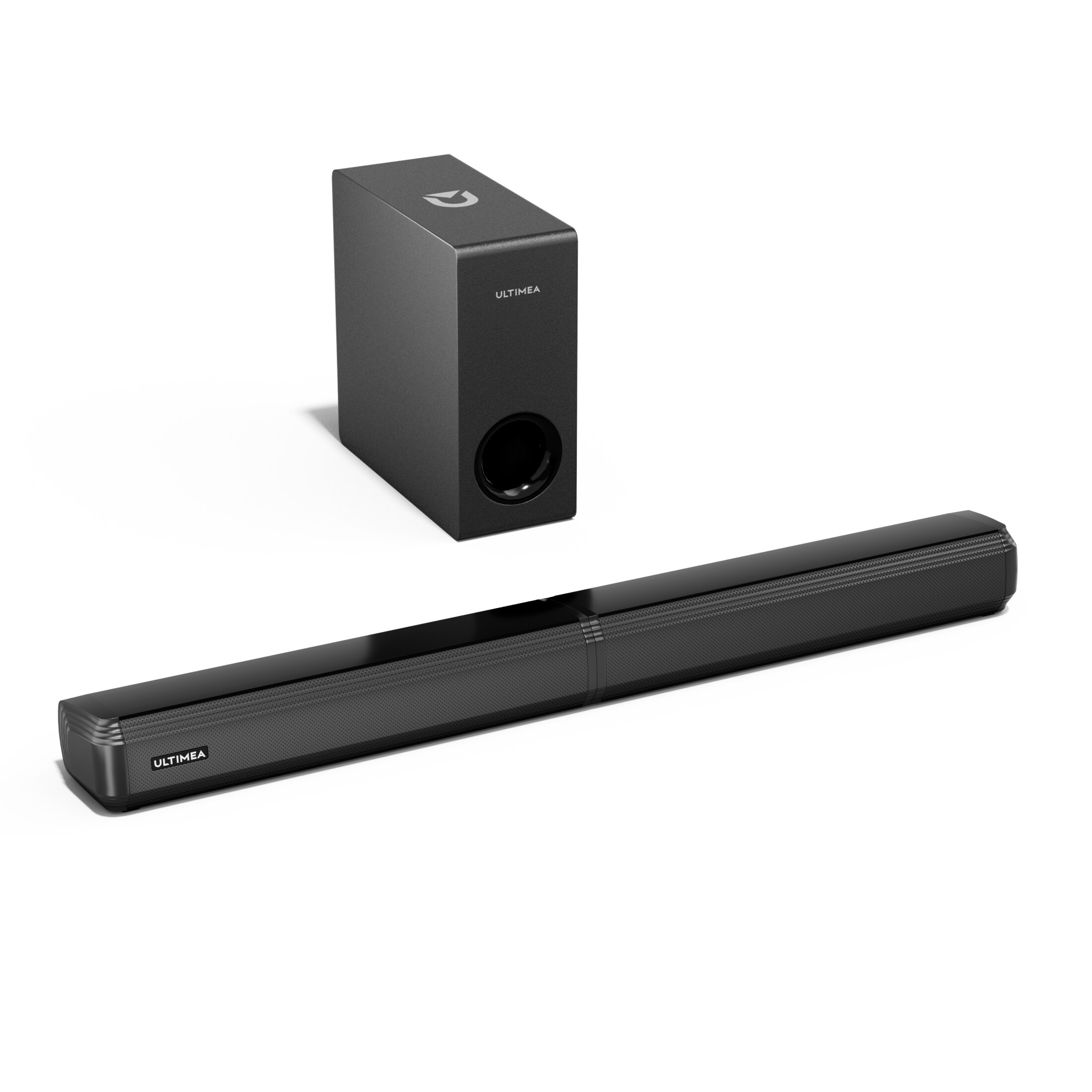 Ultimea U3600 Apollo S50 3.9-in 4.1 -Channel Bluetooth Compatibility Black Sound Bar