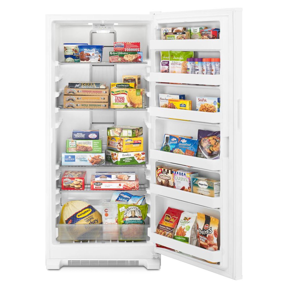 Whirlpool 17.7-cu ft Frost-free Upright Freezer (White) in the Upright ...